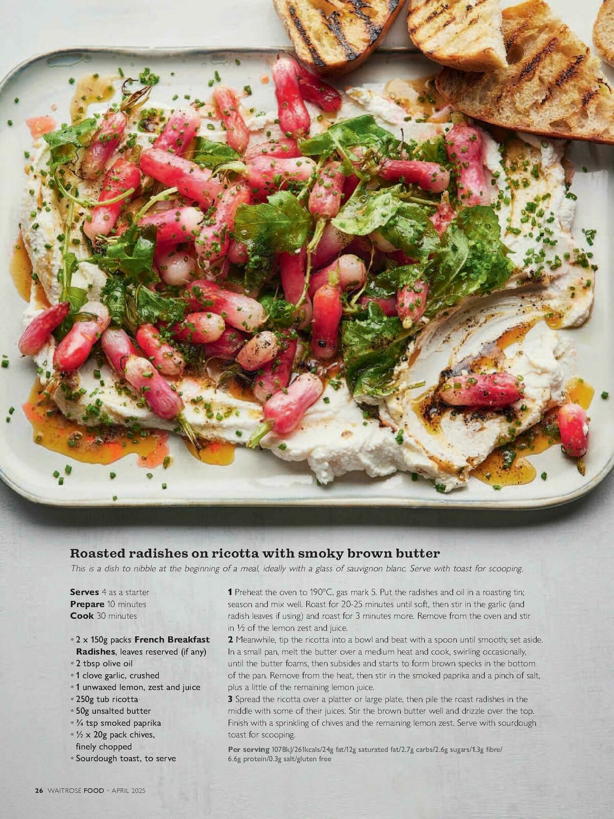 Waitrose Food Magazine April Offers from 1 April