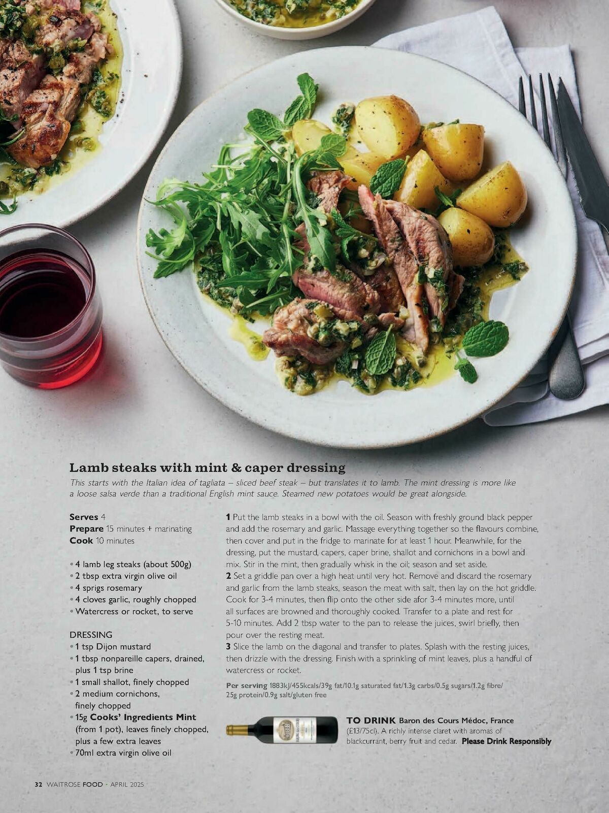 Waitrose Food Magazine April Offers from 1 April