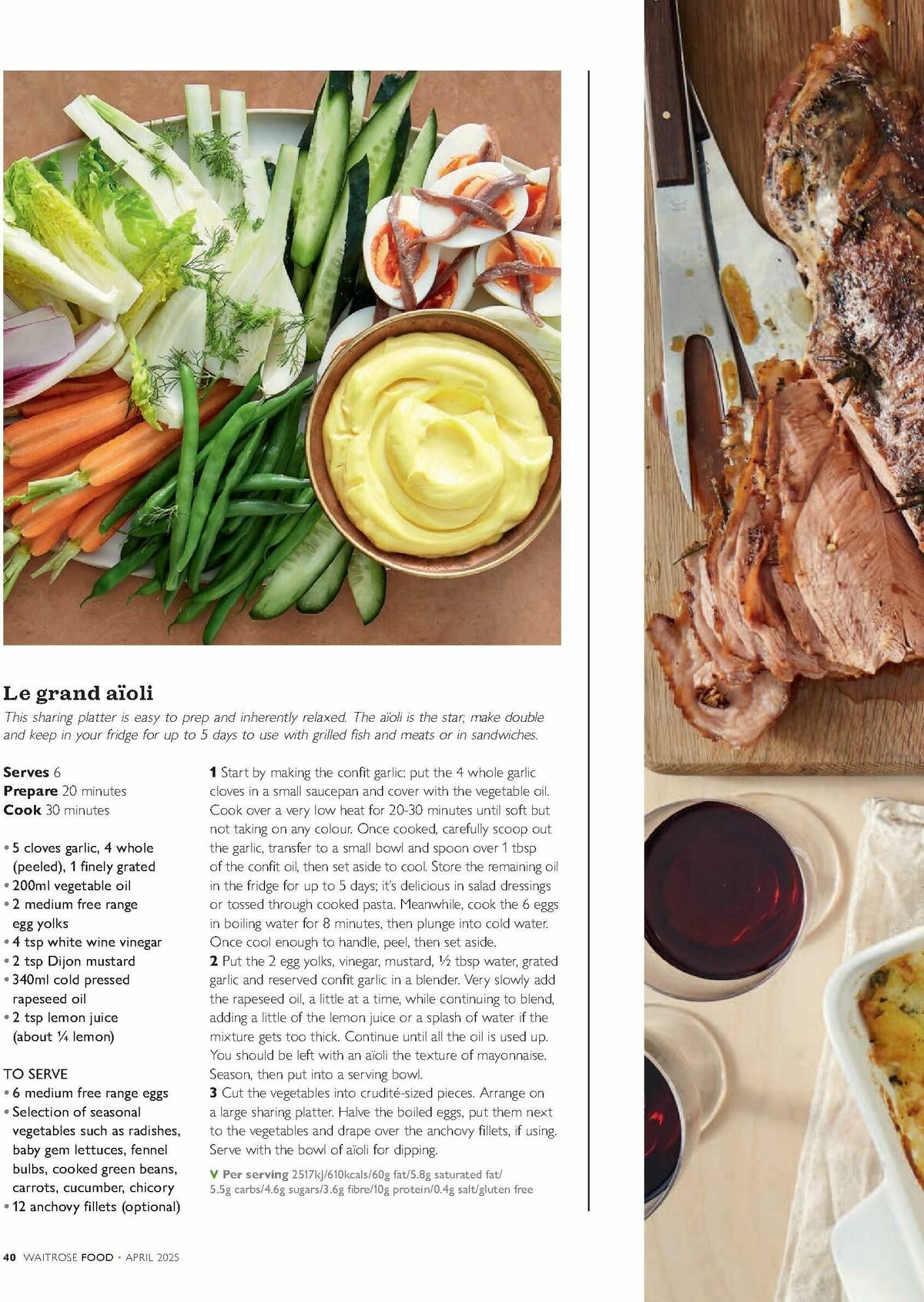 Waitrose Food Magazine April Offers from 1 April