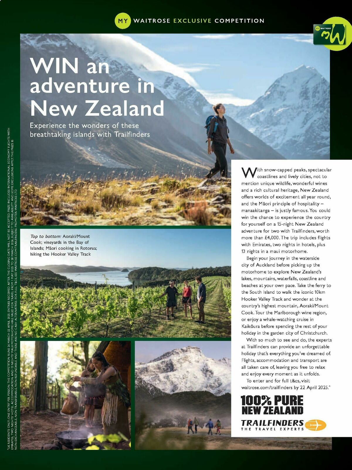 Waitrose Food Magazine April Offers from 1 April