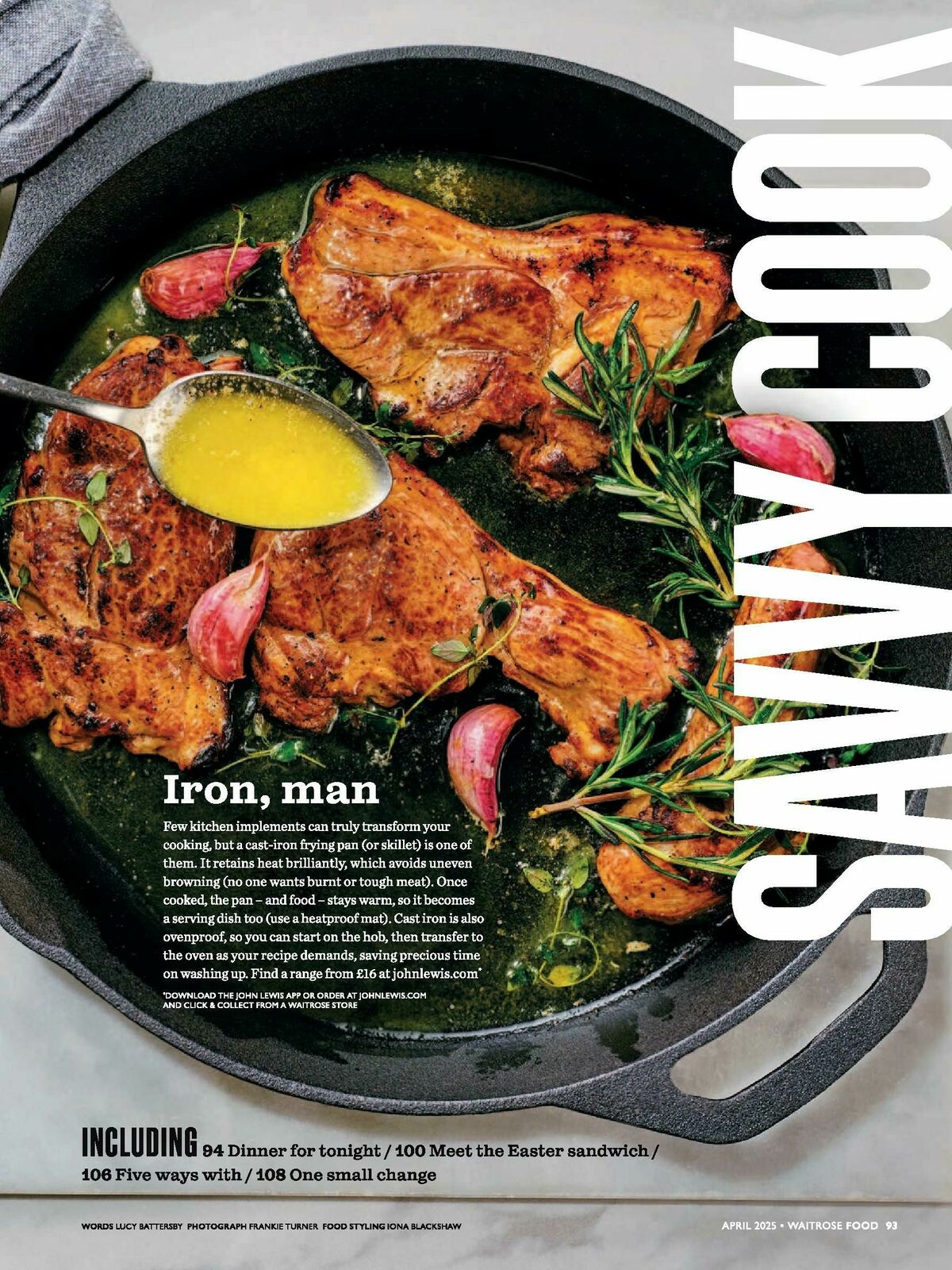 Waitrose Food Magazine April Offers from 1 April