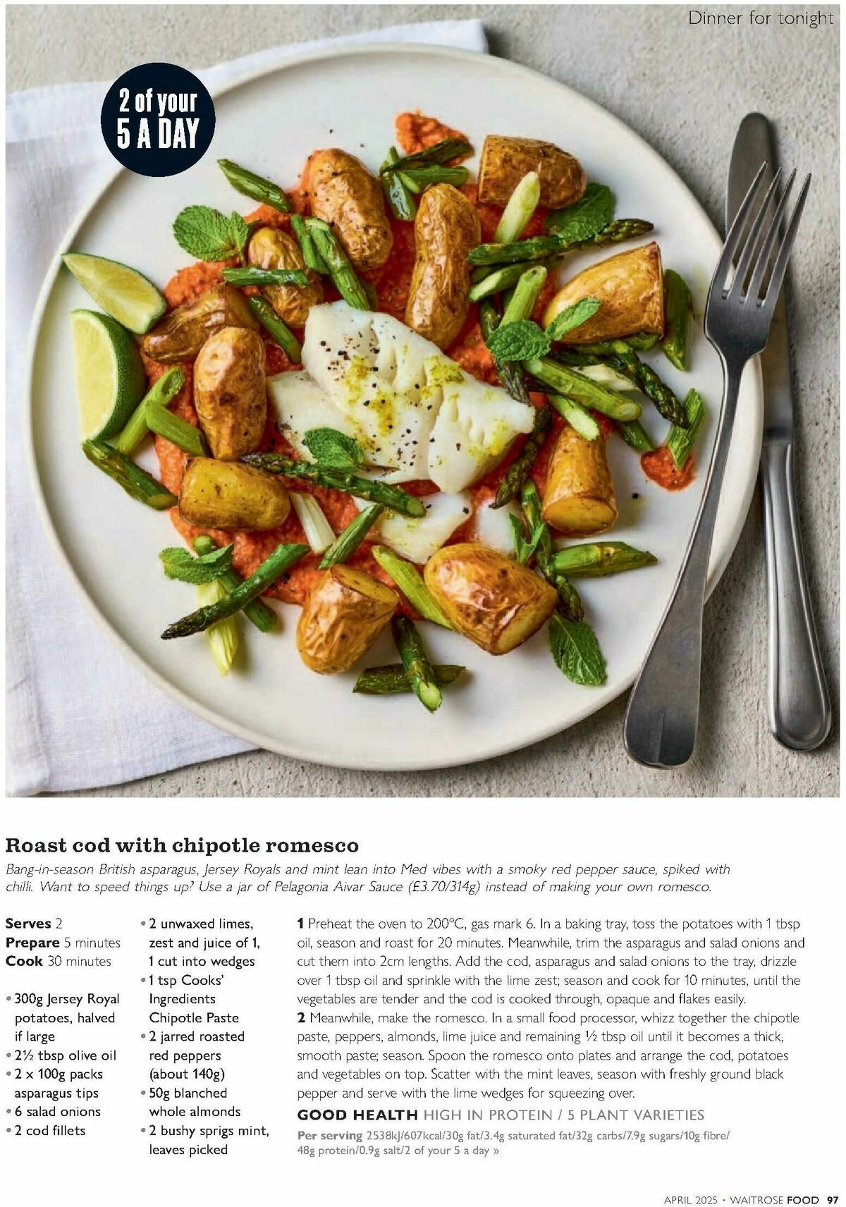 Waitrose Food Magazine April Offers from 1 April