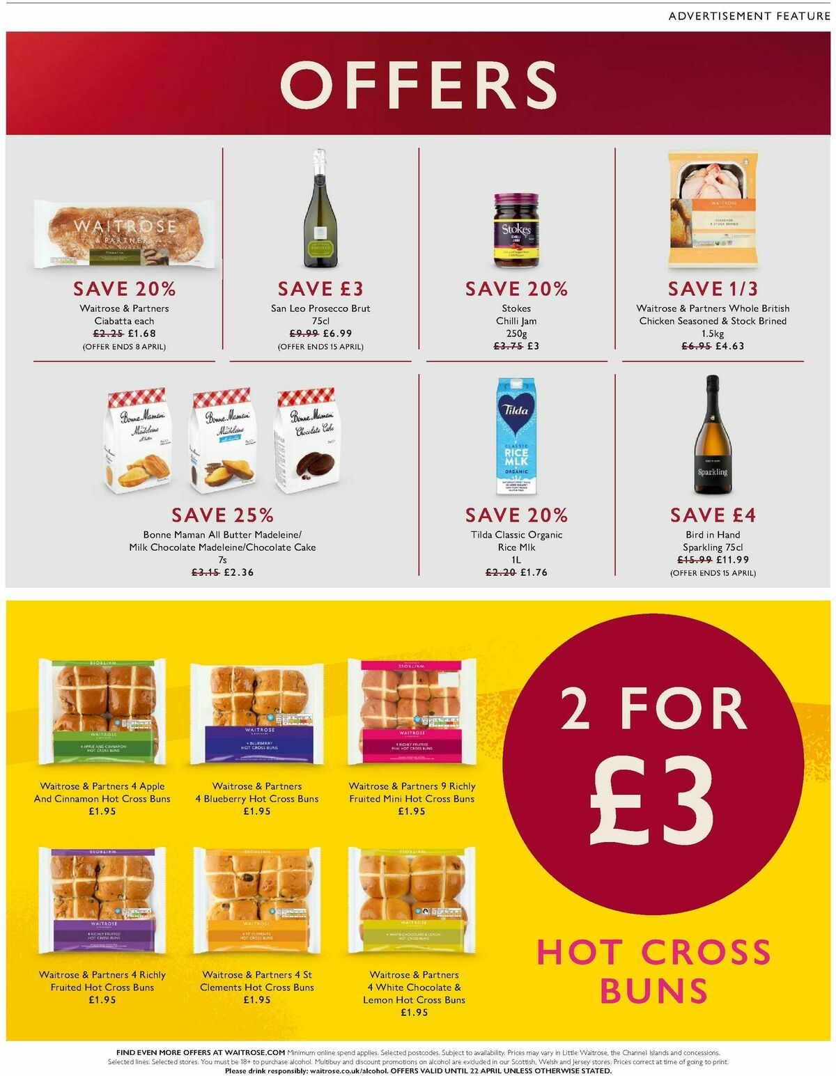 Waitrose Offers from 3 April