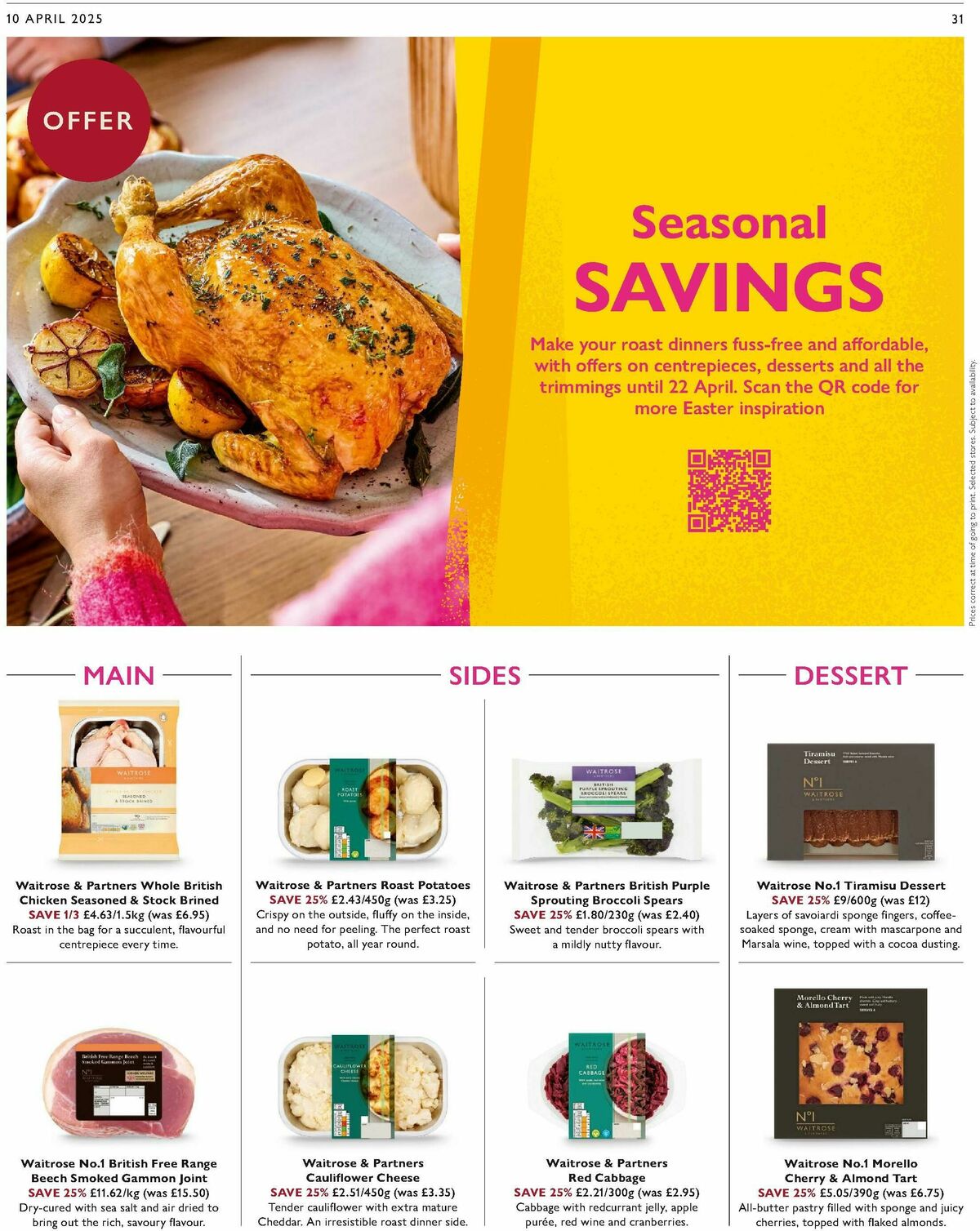 Waitrose Offers from 10 April