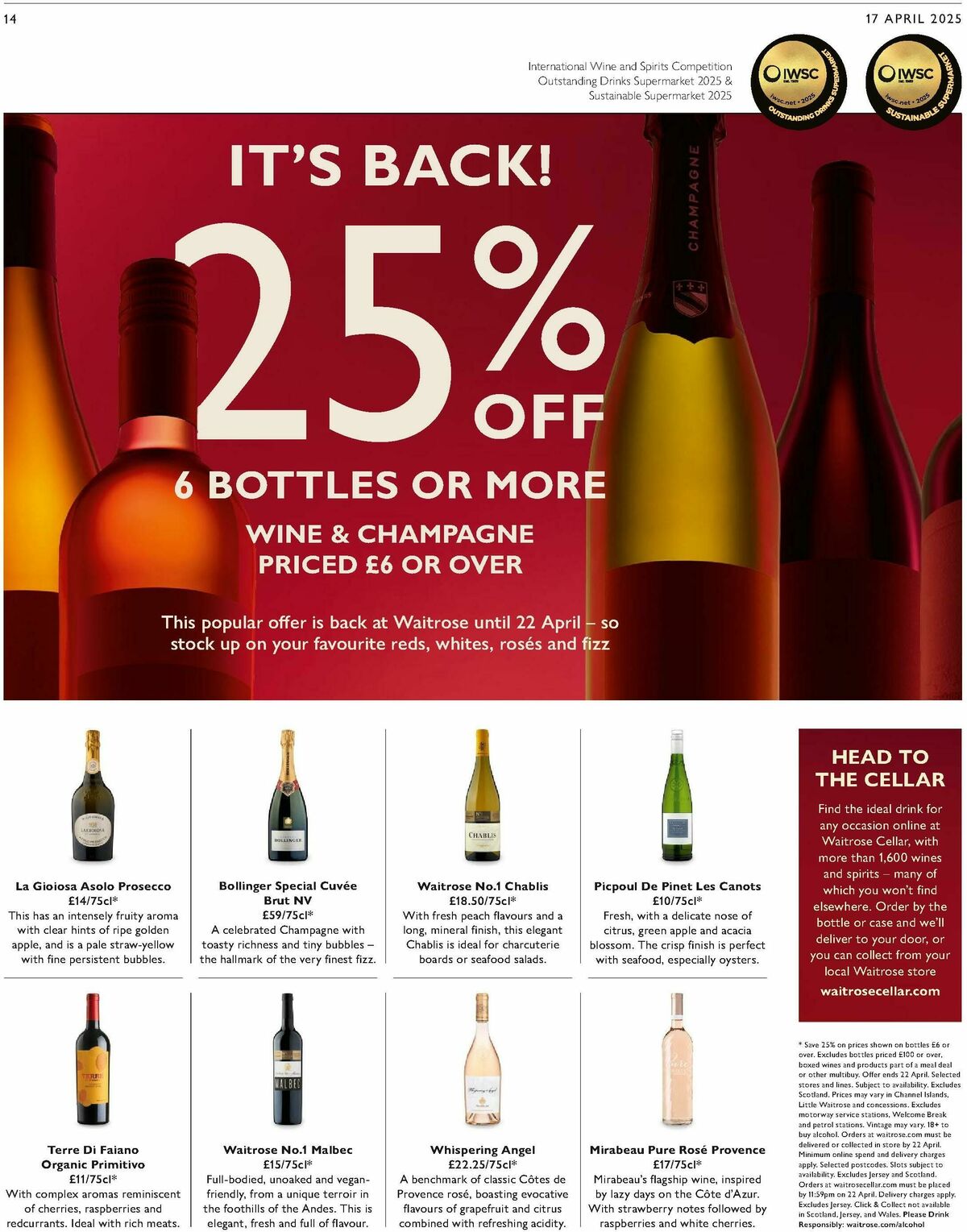 Waitrose Offers from 17 April