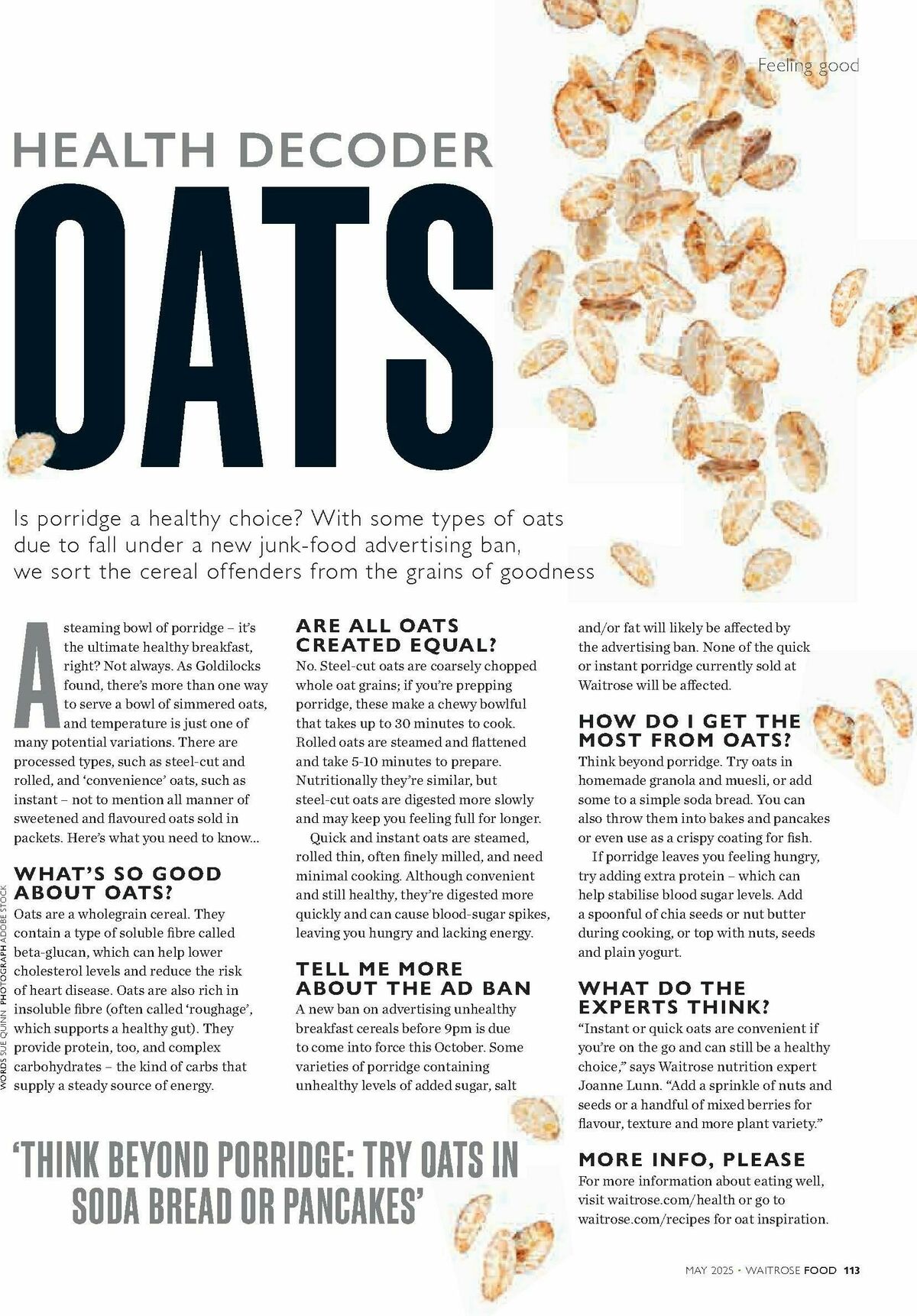 Waitrose Food Magazine May Offers from 1 May