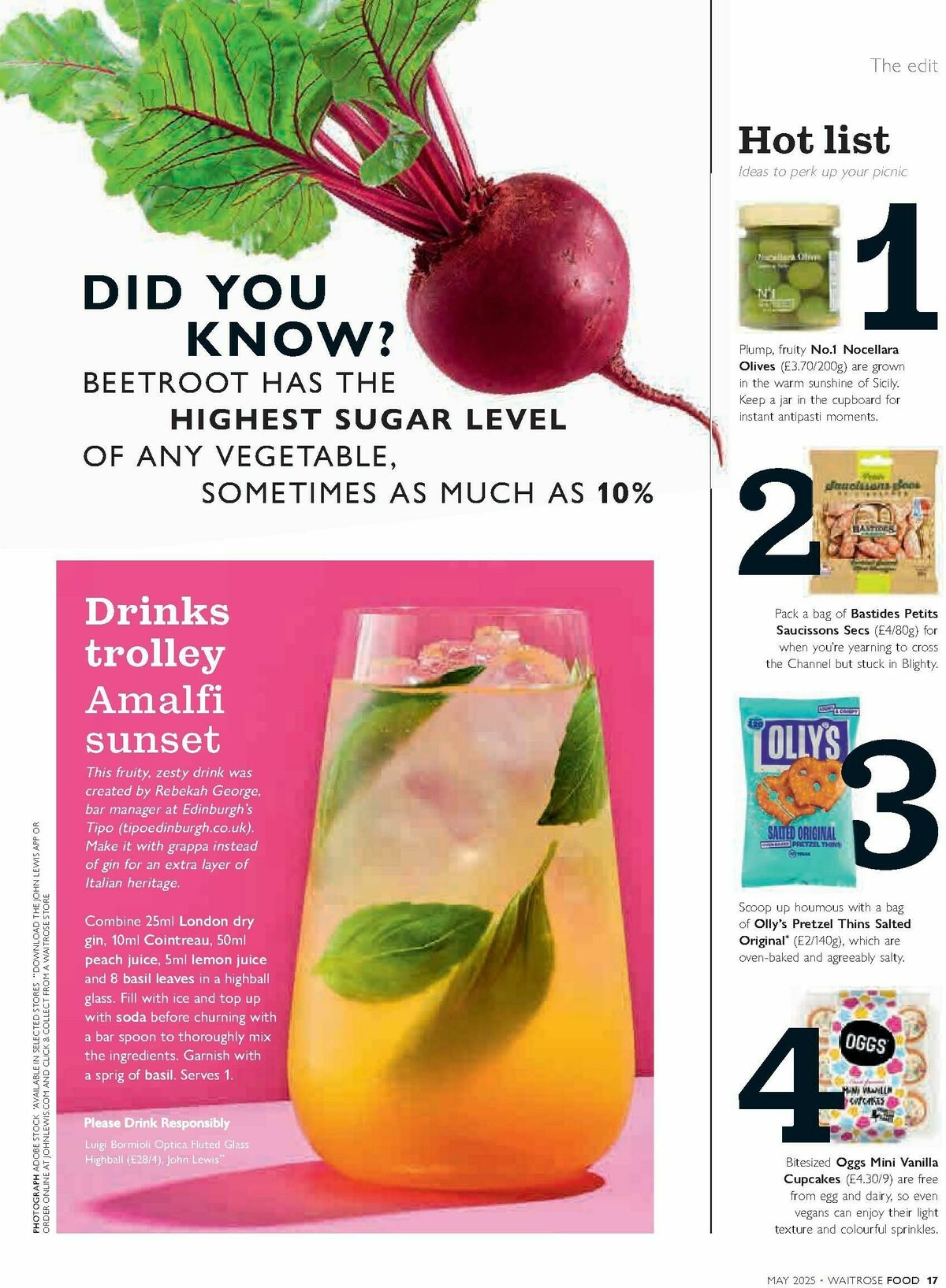 Waitrose Food Magazine May Offers from 1 May