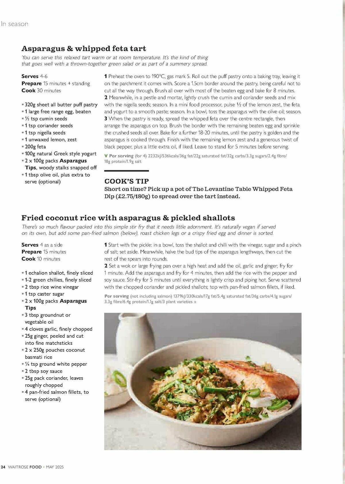 Waitrose Food Magazine May Offers from 1 May