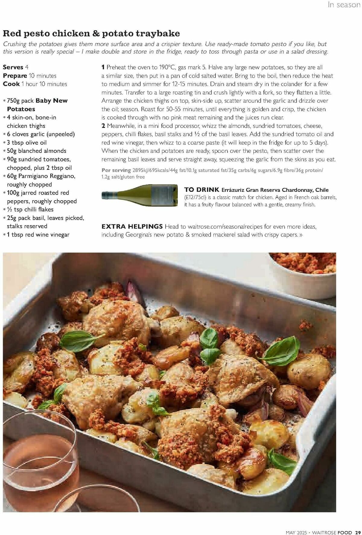 Waitrose Food Magazine May Offers from 1 May