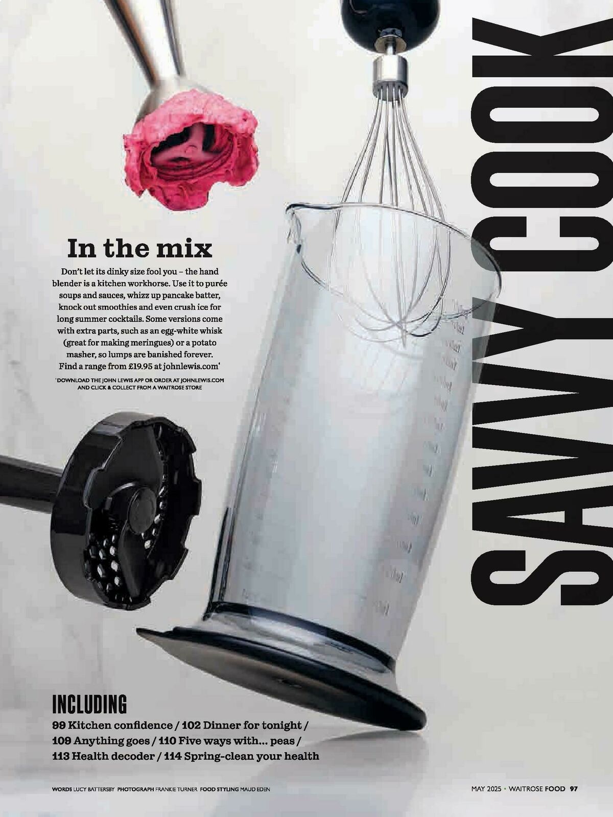 Waitrose Food Magazine May Offers from 1 May