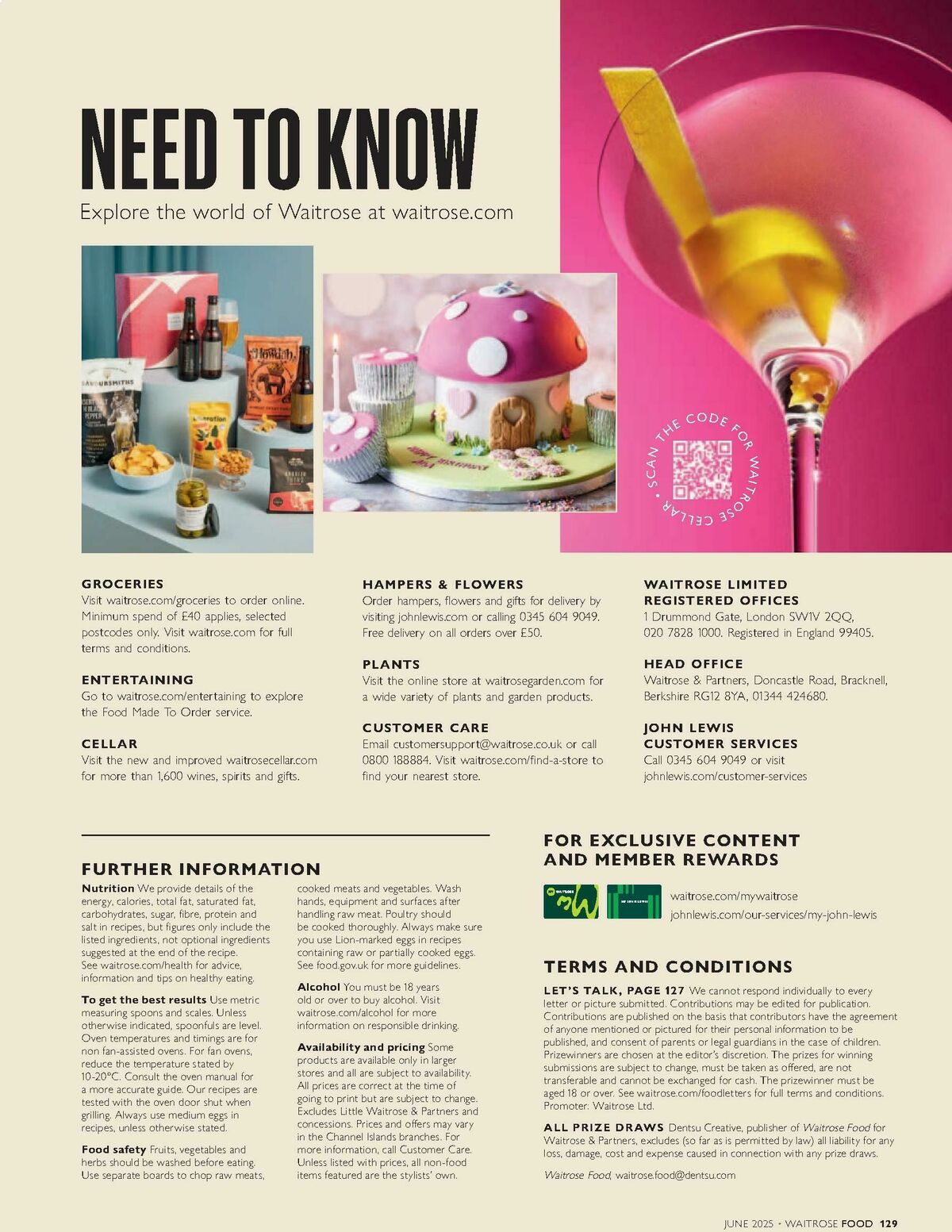 Waitrose Food Magazine June Offers from 1 June