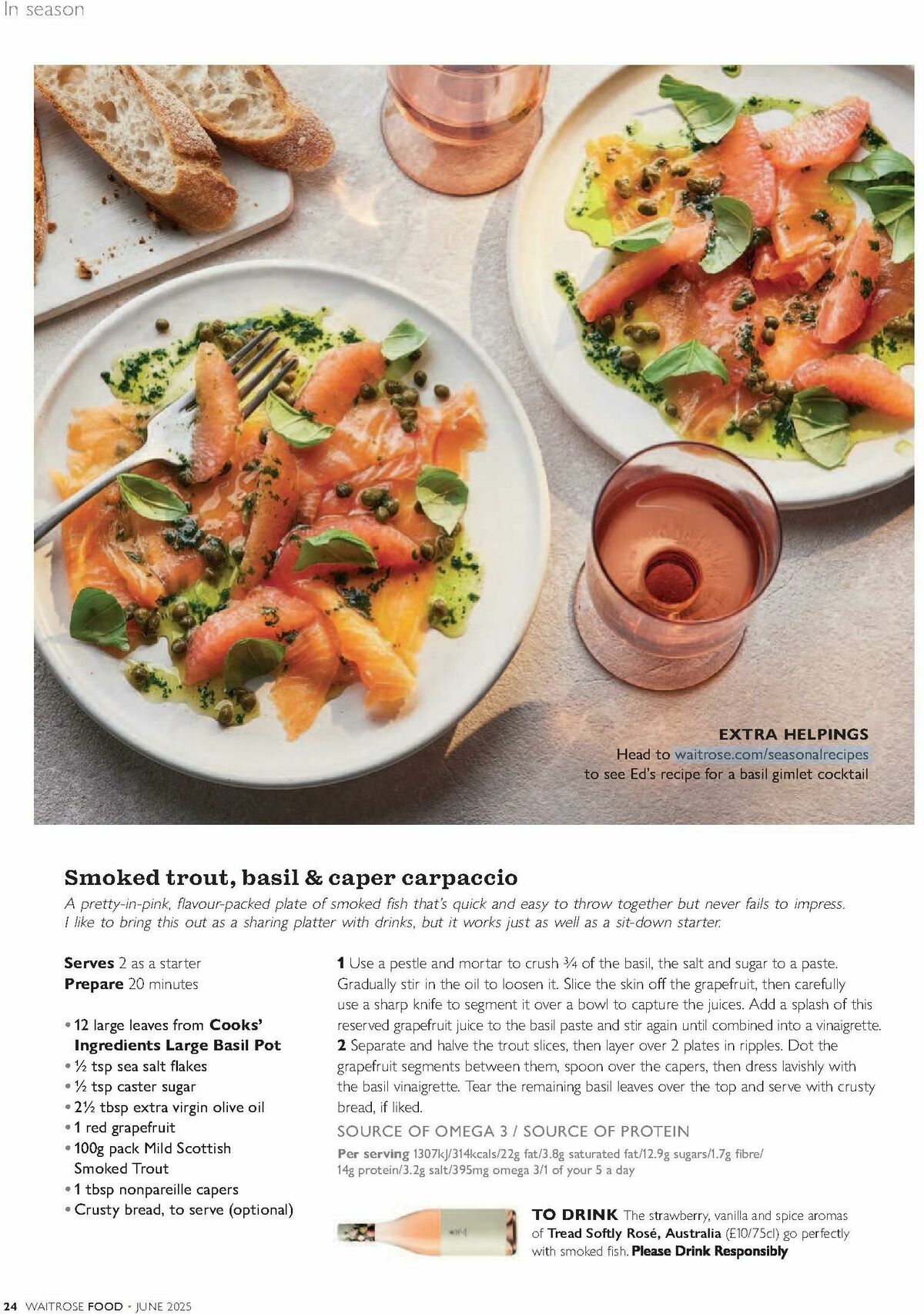 Waitrose Food Magazine June Offers from 1 June
