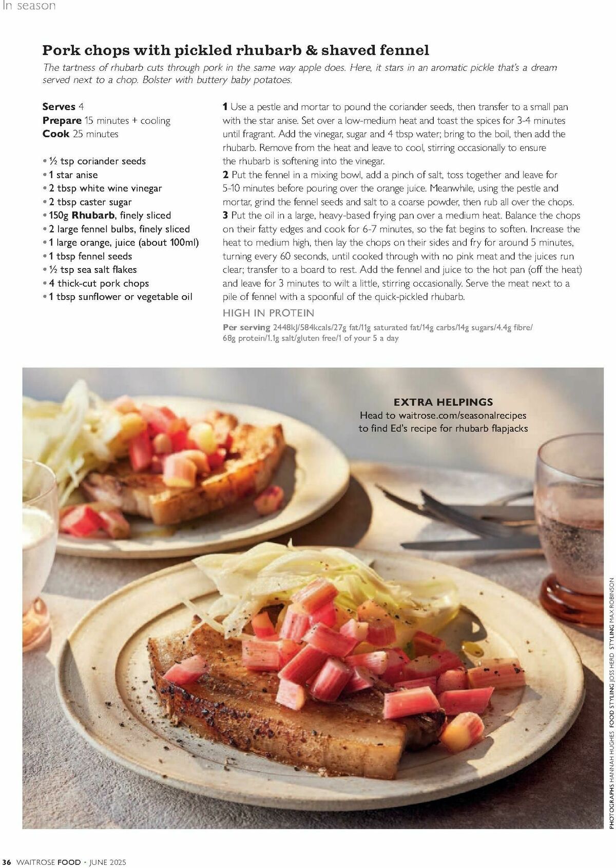 Waitrose Food Magazine June Offers from 1 June