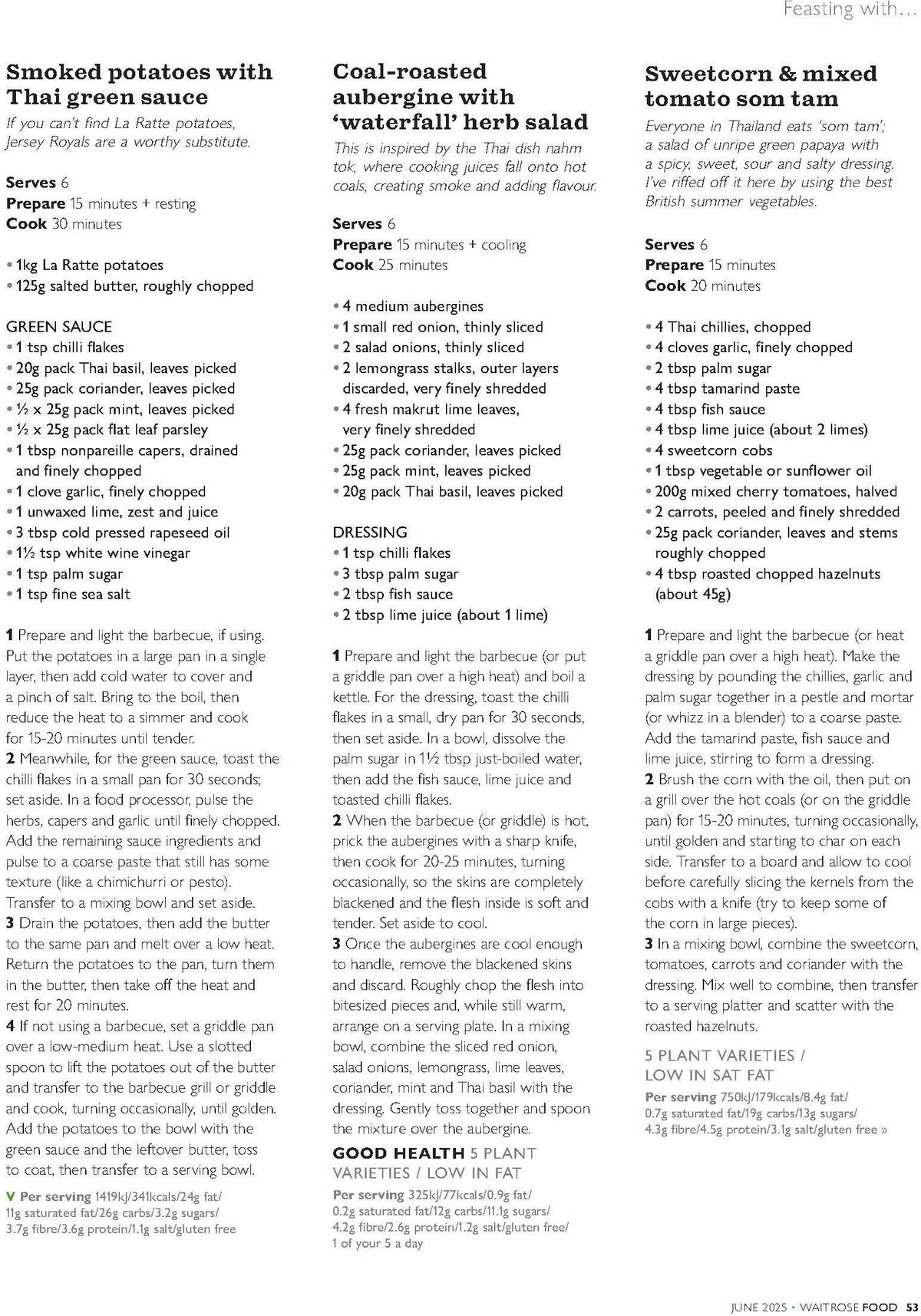 Waitrose Food Magazine June Offers from 1 June