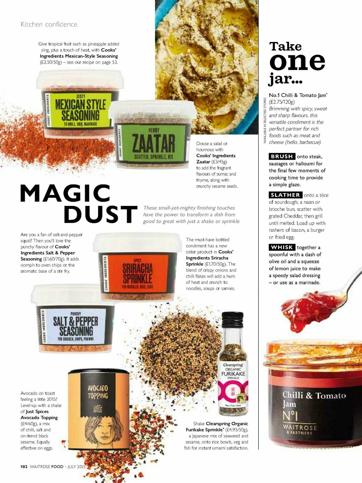 Waitrose Magazine July Offers from 1 July