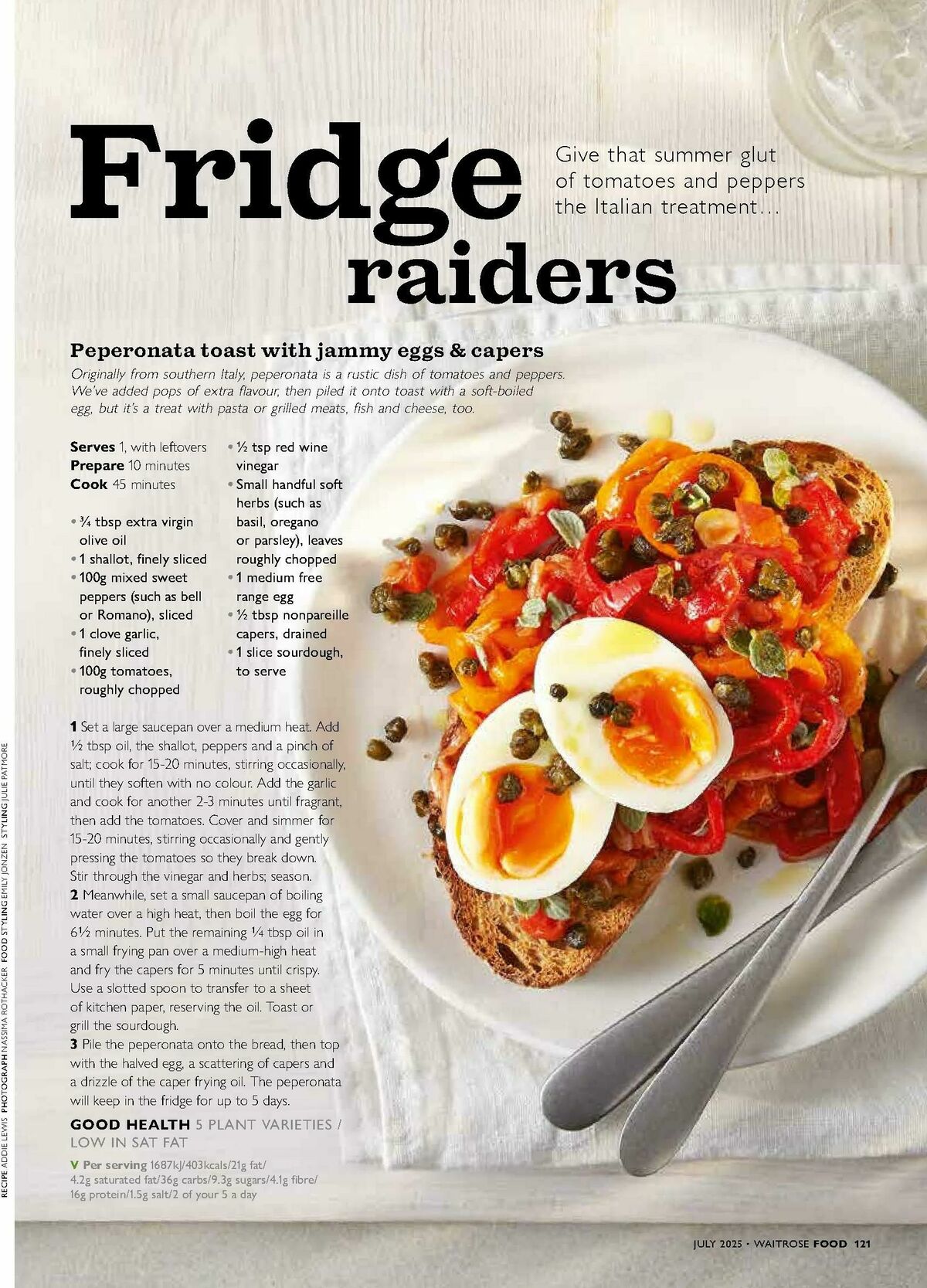 Waitrose Magazine July Offers from 1 July