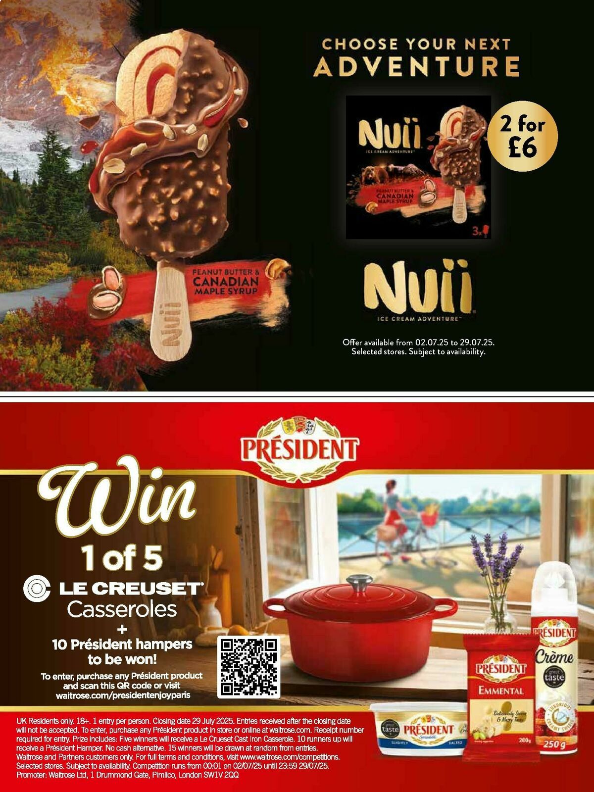 Waitrose Magazine July Offers from 1 July