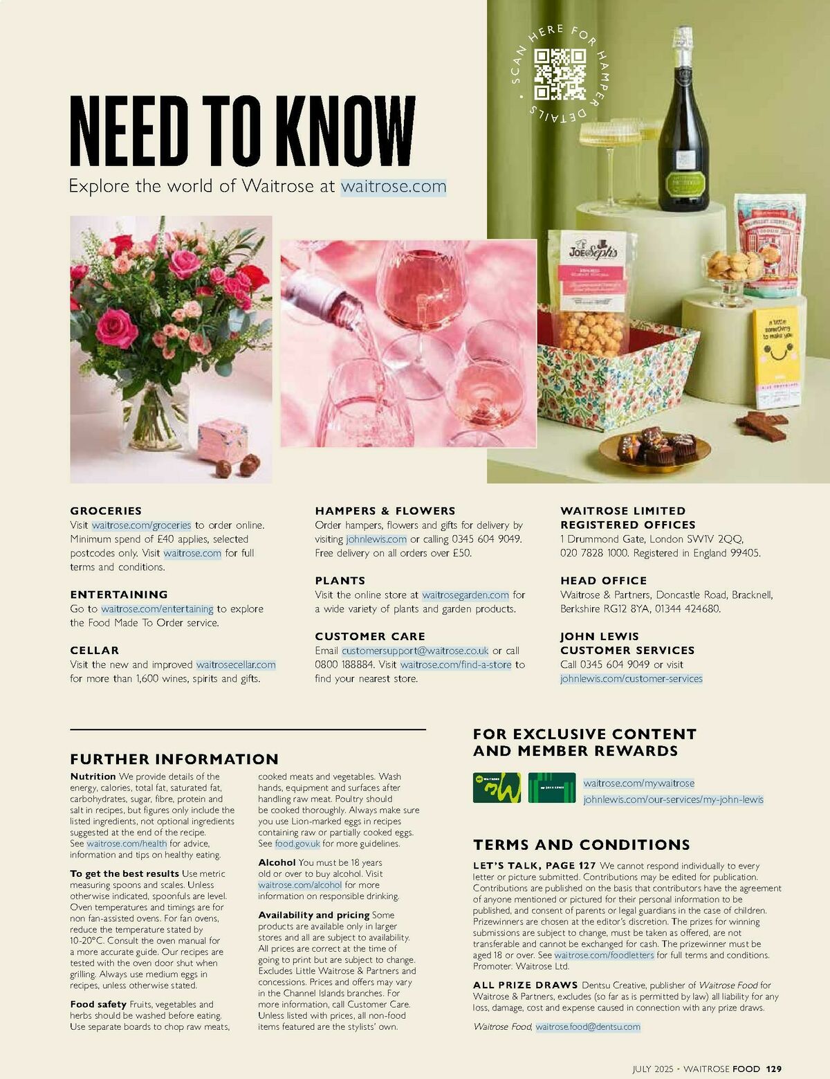Waitrose Magazine July Offers from 1 July