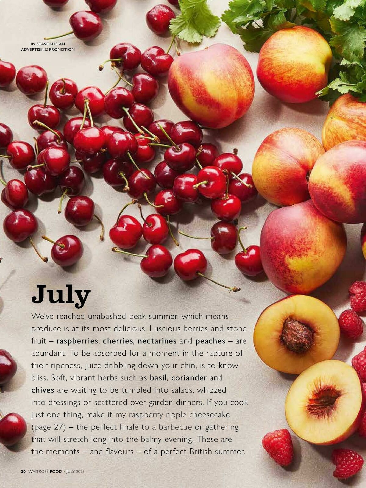 Waitrose Magazine July Offers from 1 July