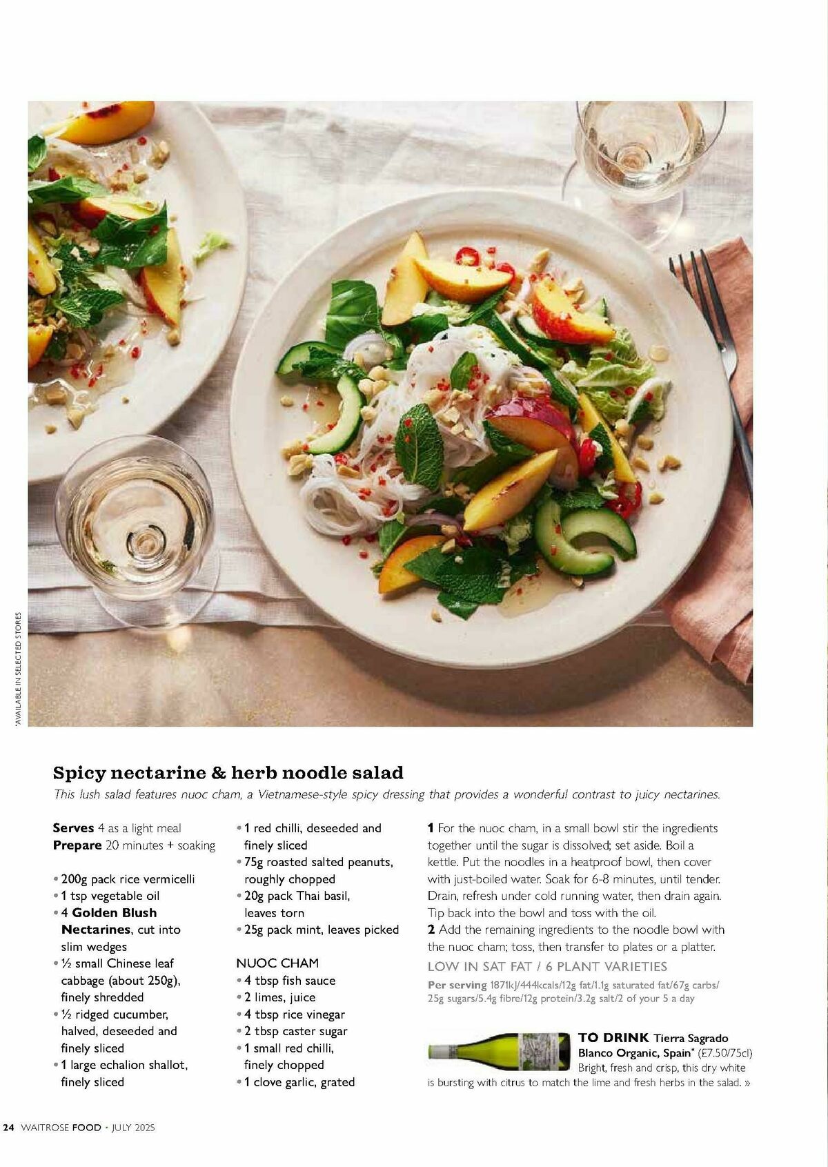 Waitrose Magazine July Offers from 1 July