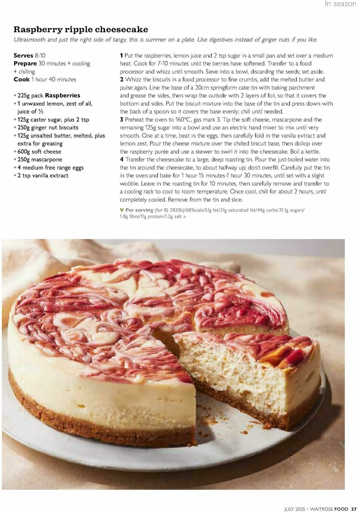 Waitrose Magazine July Offers from 1 July