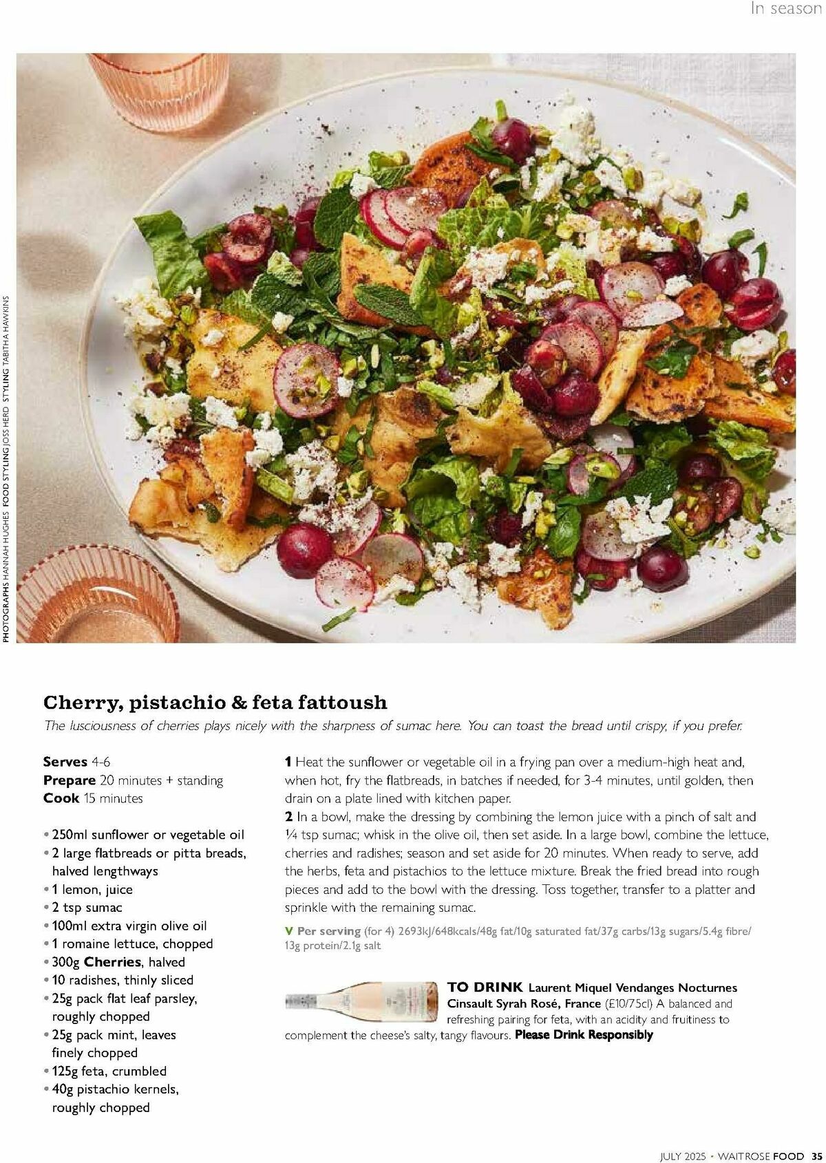 Waitrose Magazine July Offers from 1 July