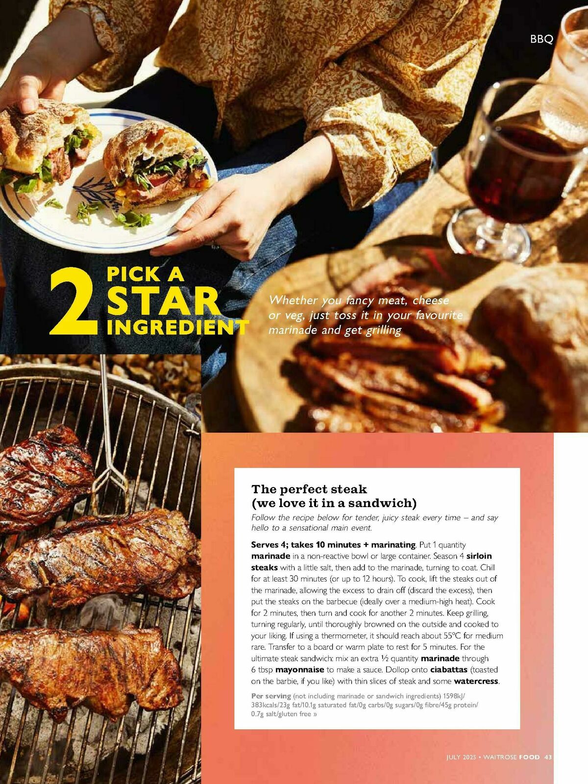 Waitrose Magazine July Offers from 1 July