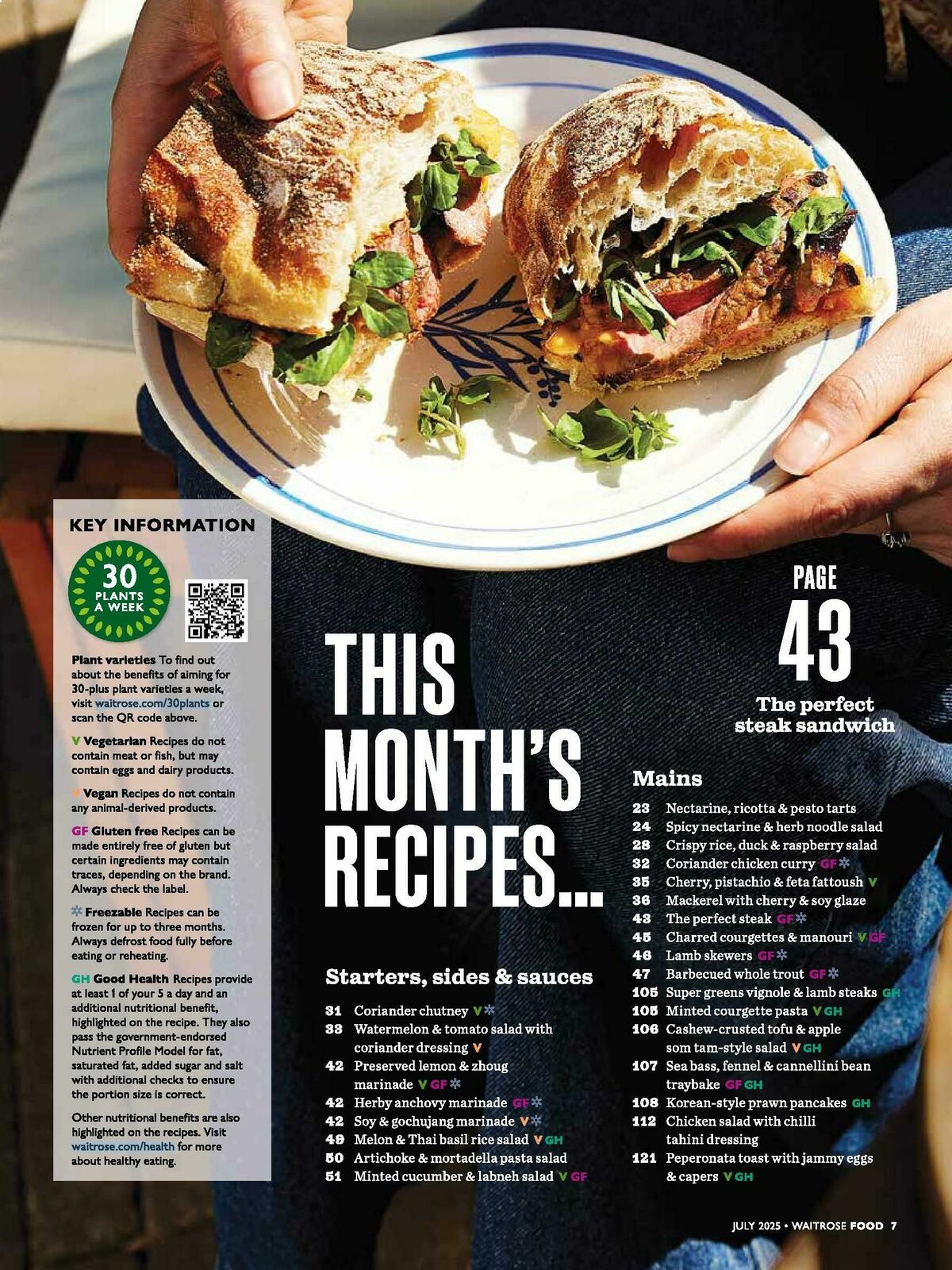 Waitrose Magazine July Offers from 1 July