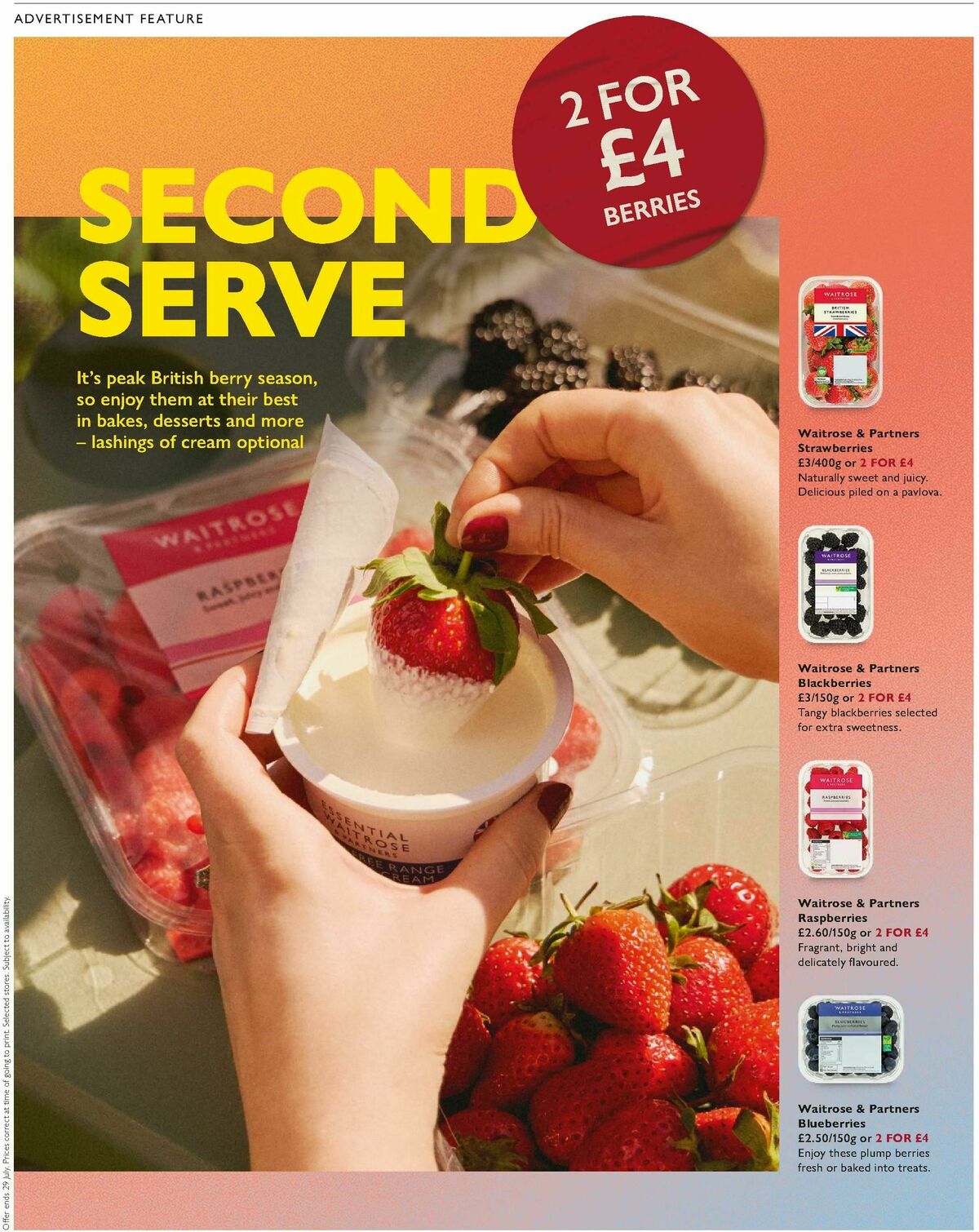 Waitrose Offers from 3 July