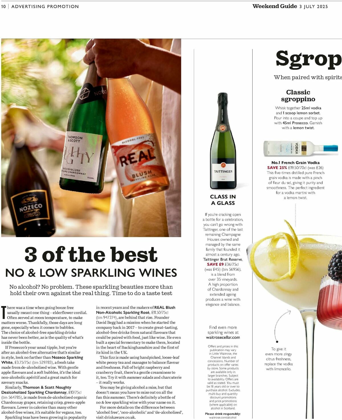 Waitrose Offers from 3 July