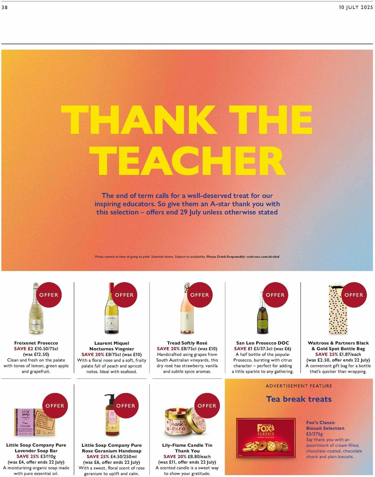 Waitrose Offers from 10 July