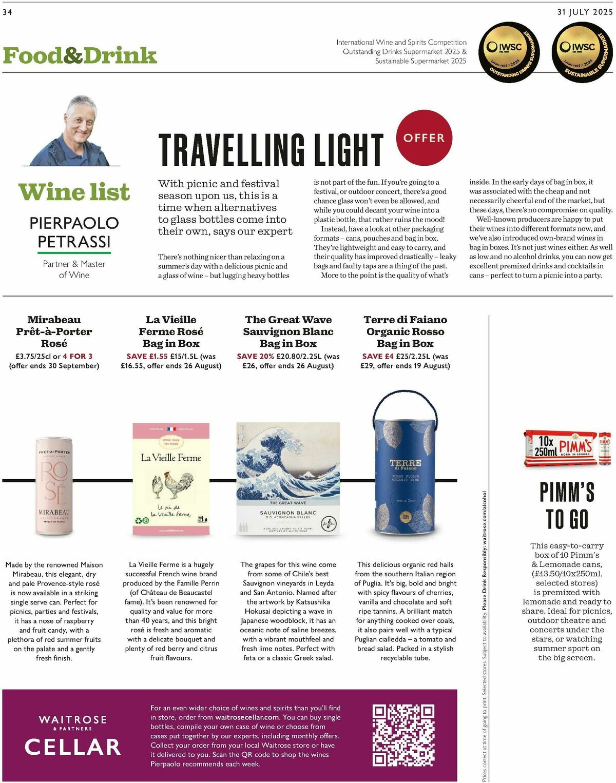 Waitrose Offers from 31 July