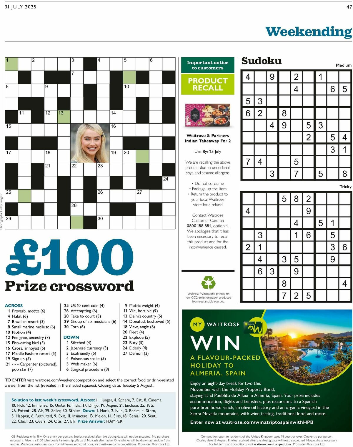 Waitrose Offers from 31 July