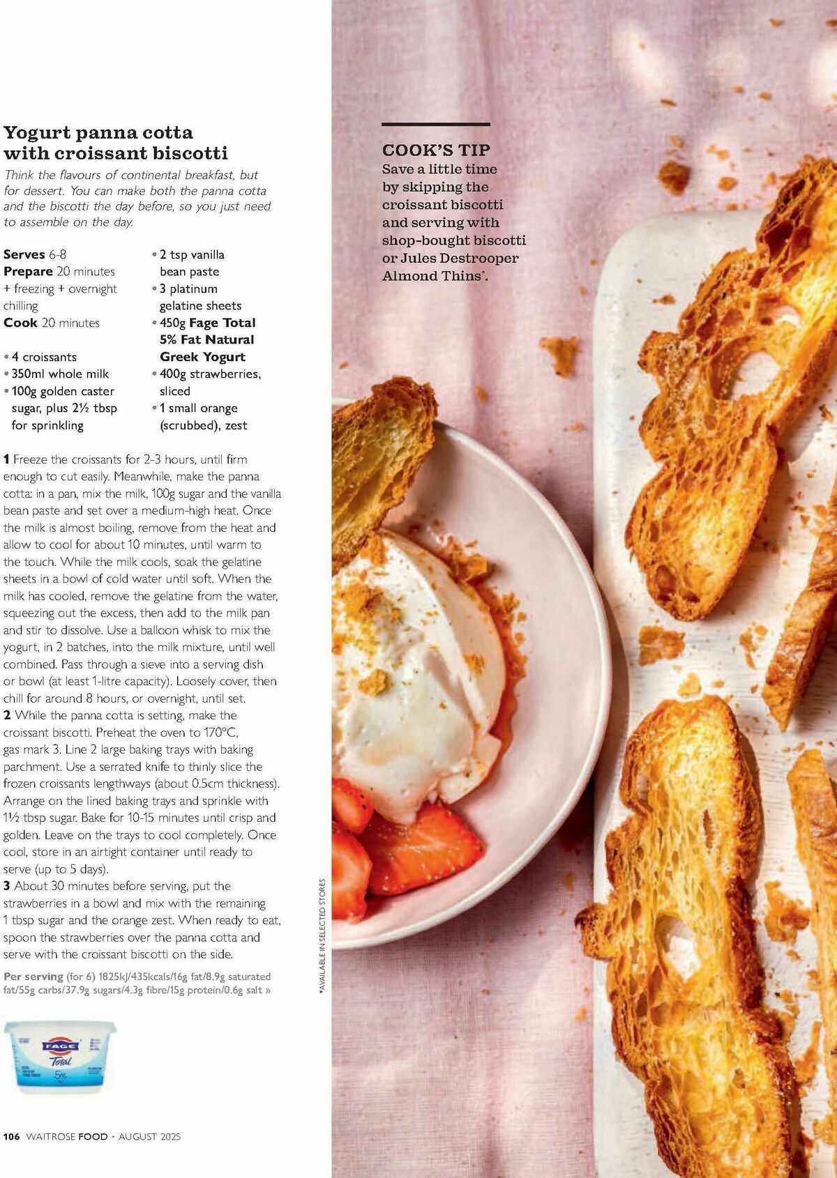 Waitrose Food Magazine August Offers from 1 August