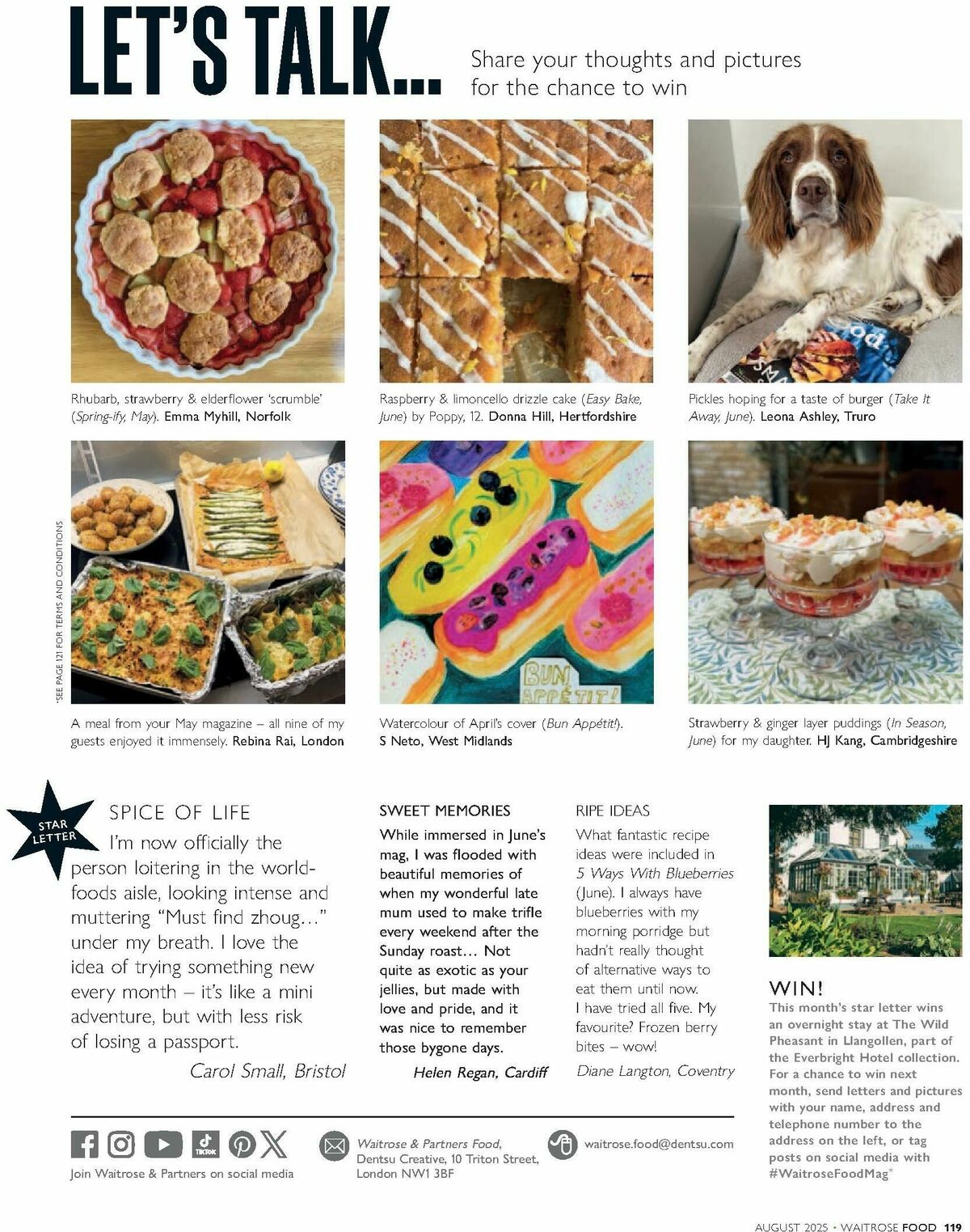 Waitrose Food Magazine August Offers from 1 August