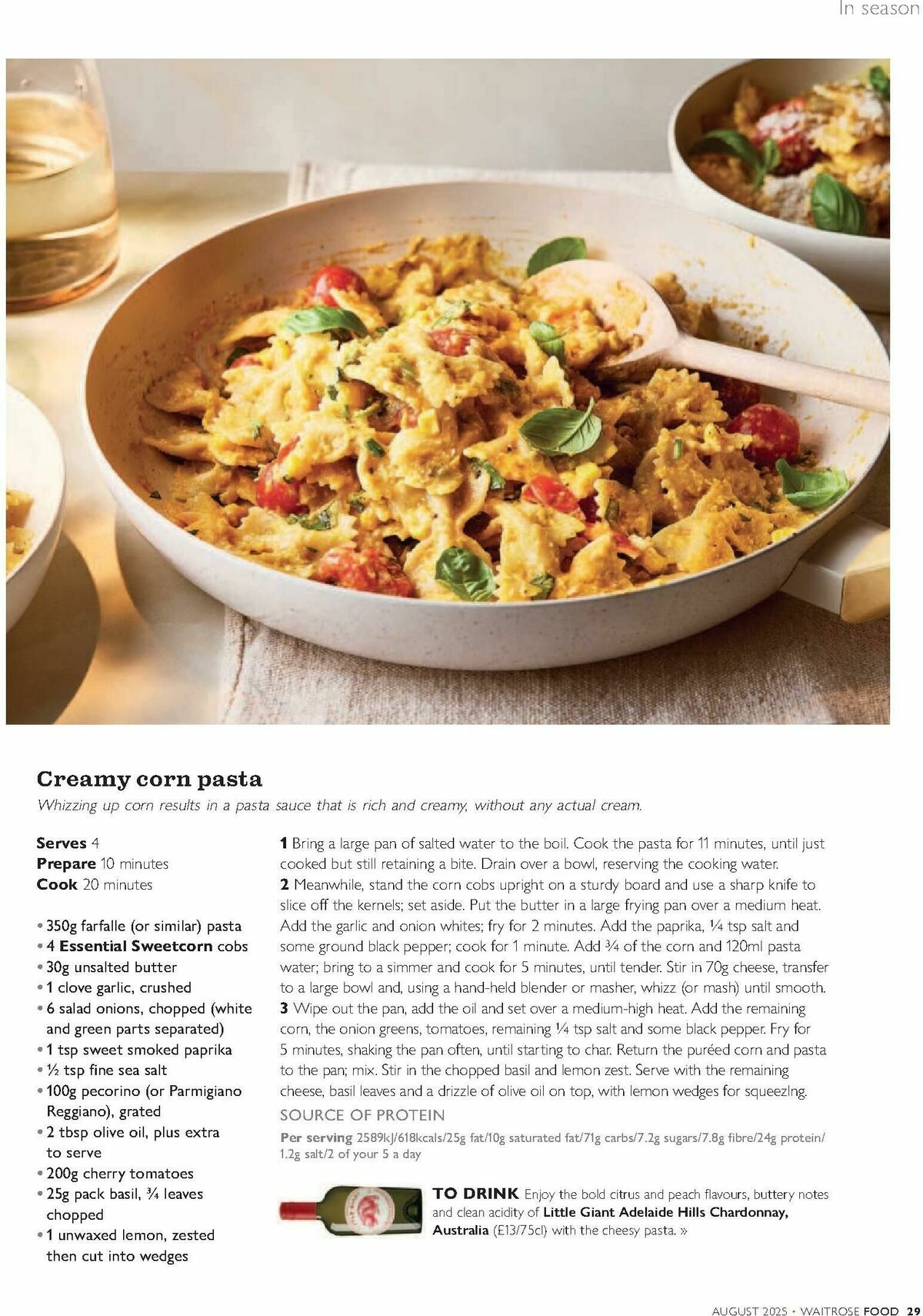 Waitrose Food Magazine August Offers from 1 August