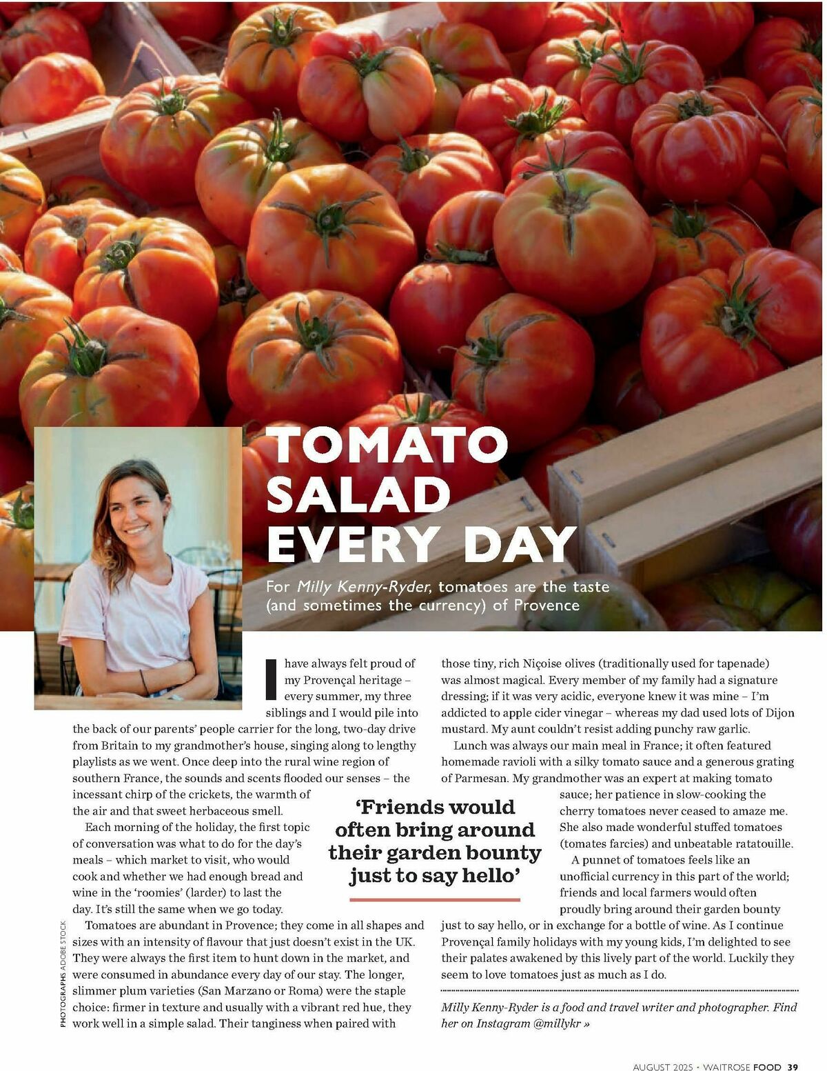 Waitrose Food Magazine August Offers from 1 August