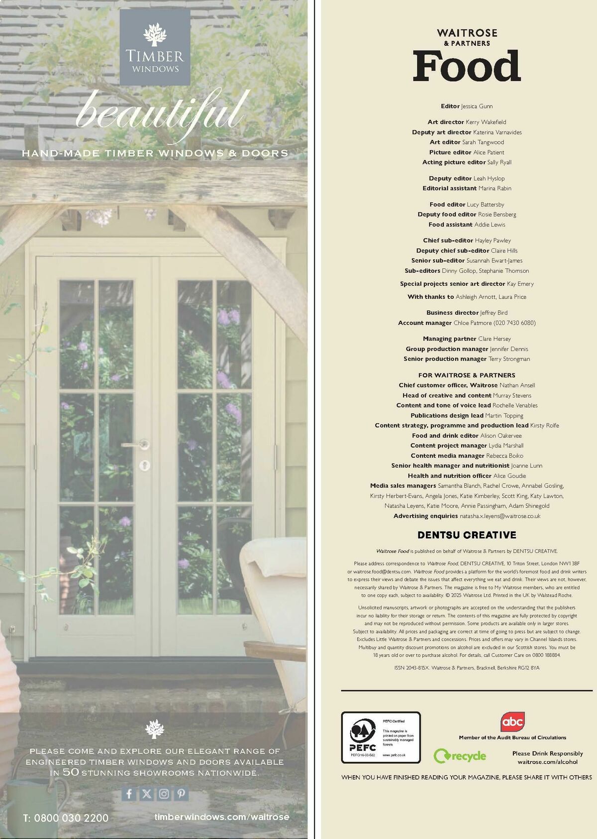 Waitrose Food Magazine August Offers from 1 August