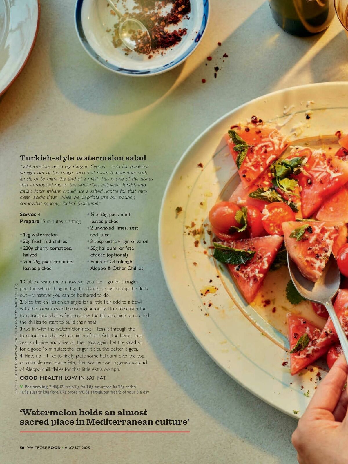 Waitrose Food Magazine August Offers from 1 August