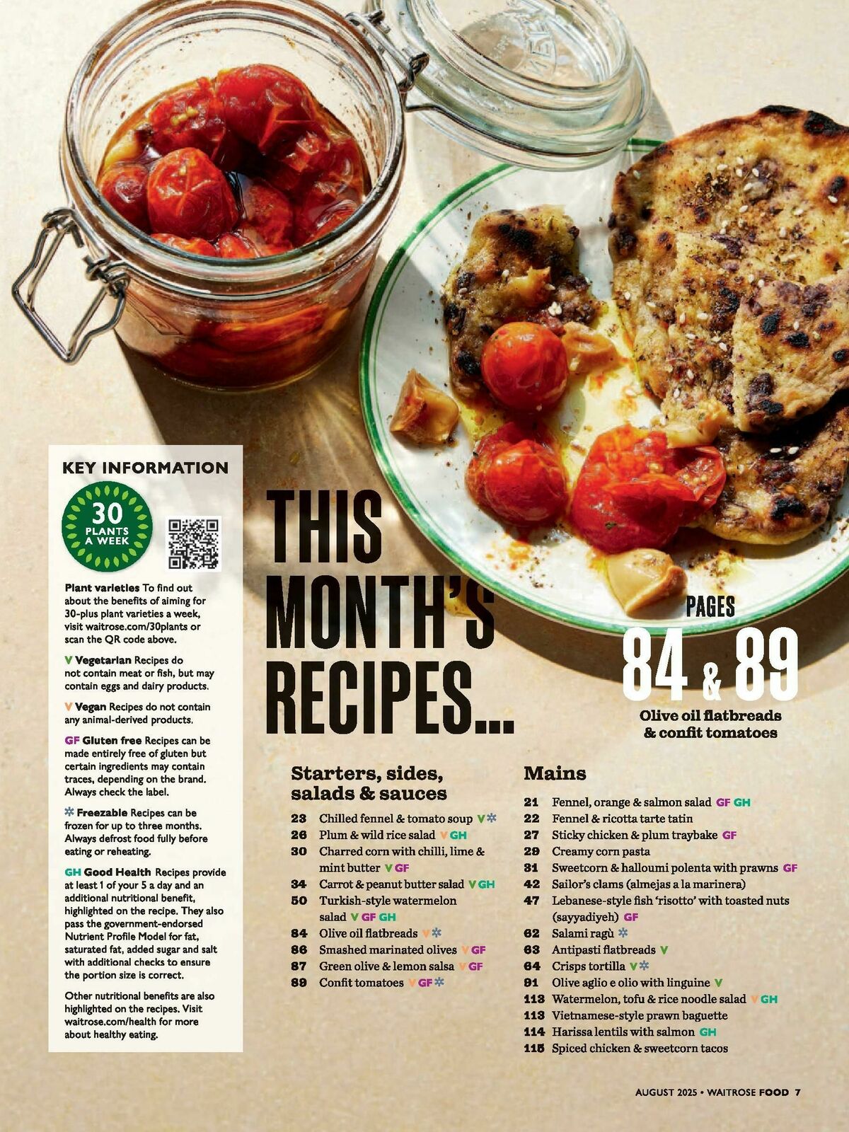 Waitrose Food Magazine August Offers from 1 August