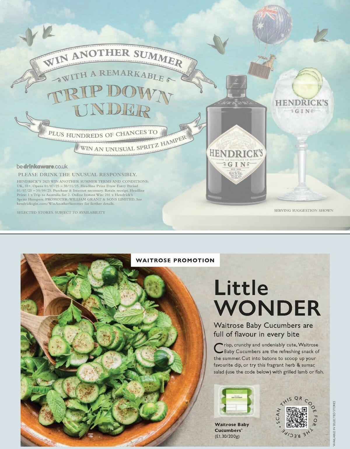 Waitrose Food Magazine August Offers from 1 August