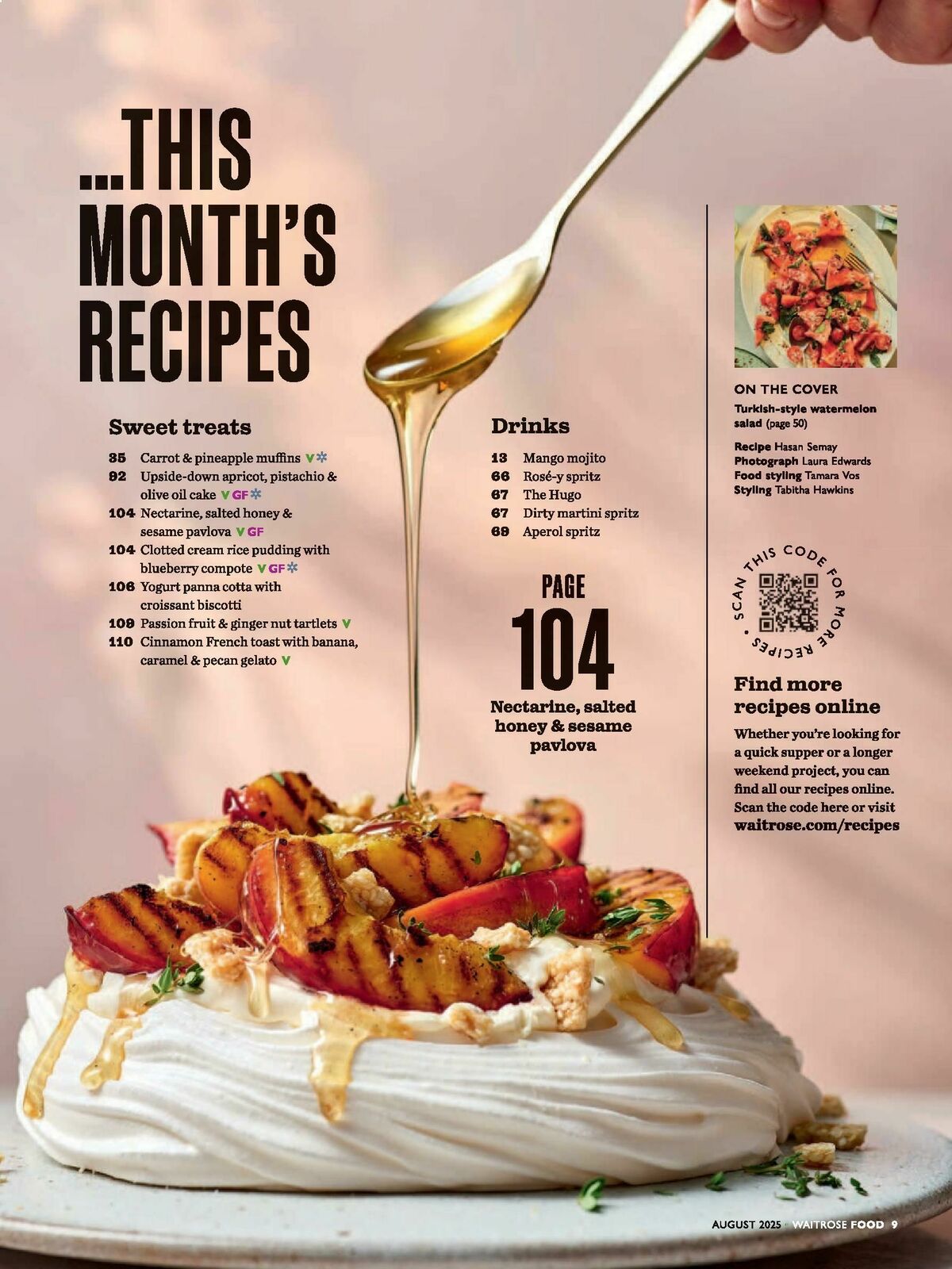 Waitrose Food Magazine August Offers from 1 August