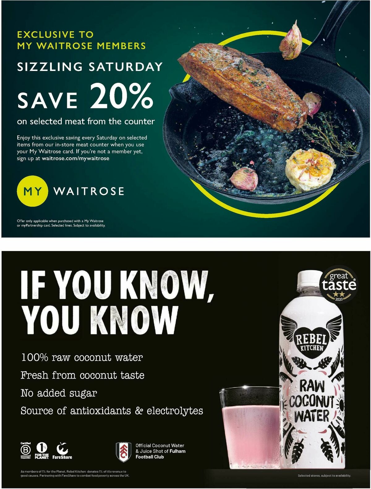 Waitrose Offers from 7 August