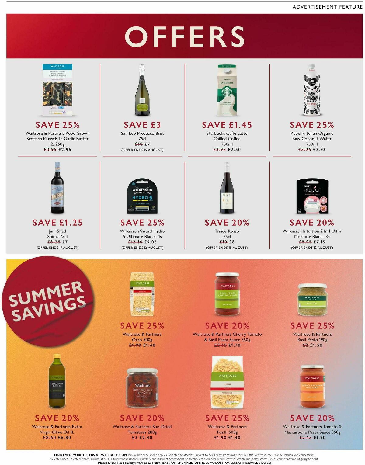 Waitrose Offers from 7 August