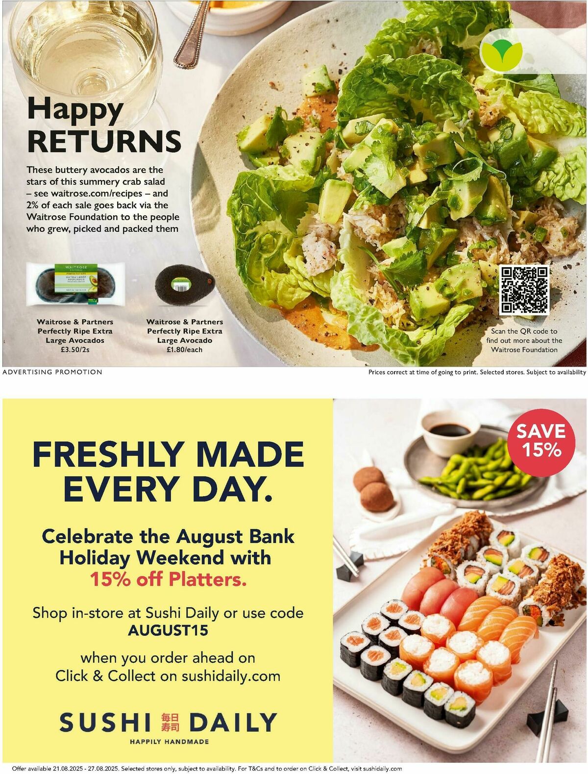 Waitrose Offers from 21 August