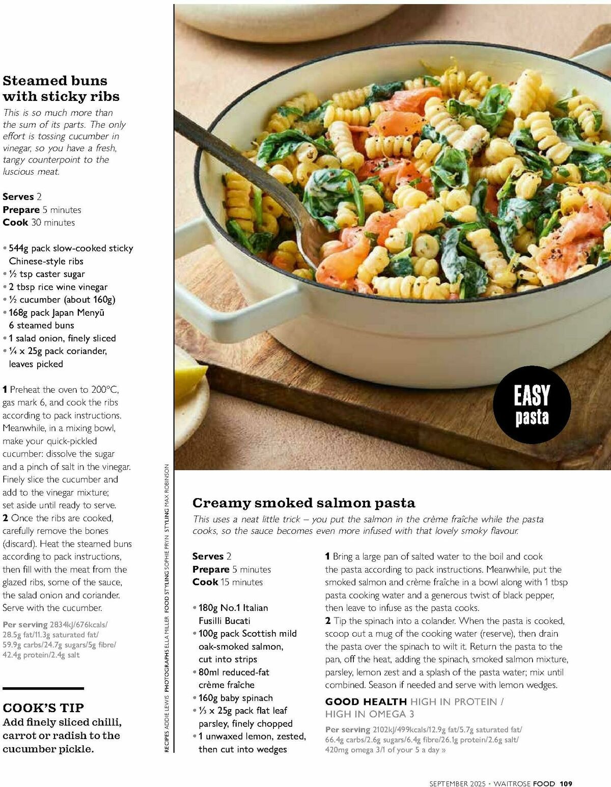 Waitrose Food Magazine September Offers from 1 September