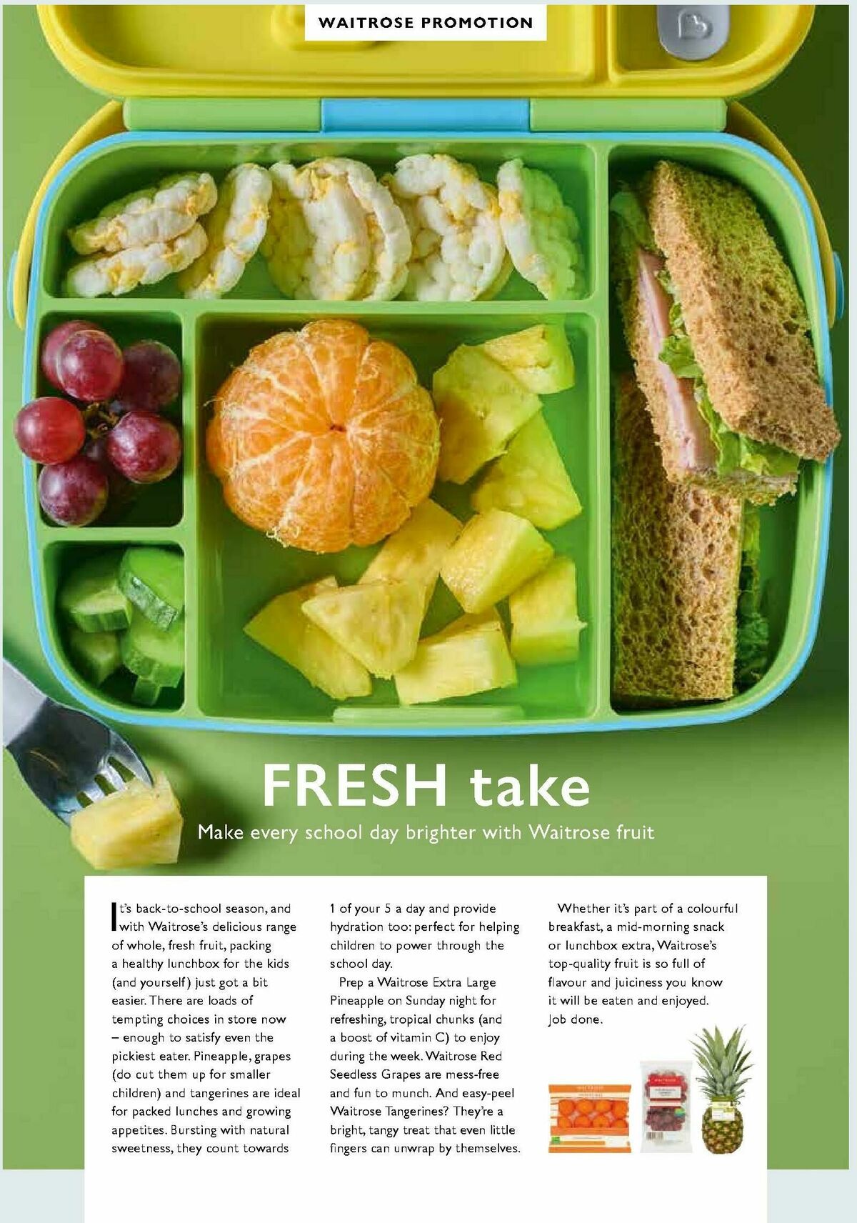 Waitrose Food Magazine September Offers from 1 September