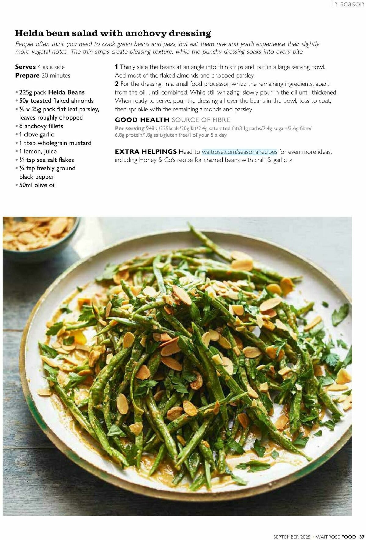 Waitrose Food Magazine September Offers from 1 September