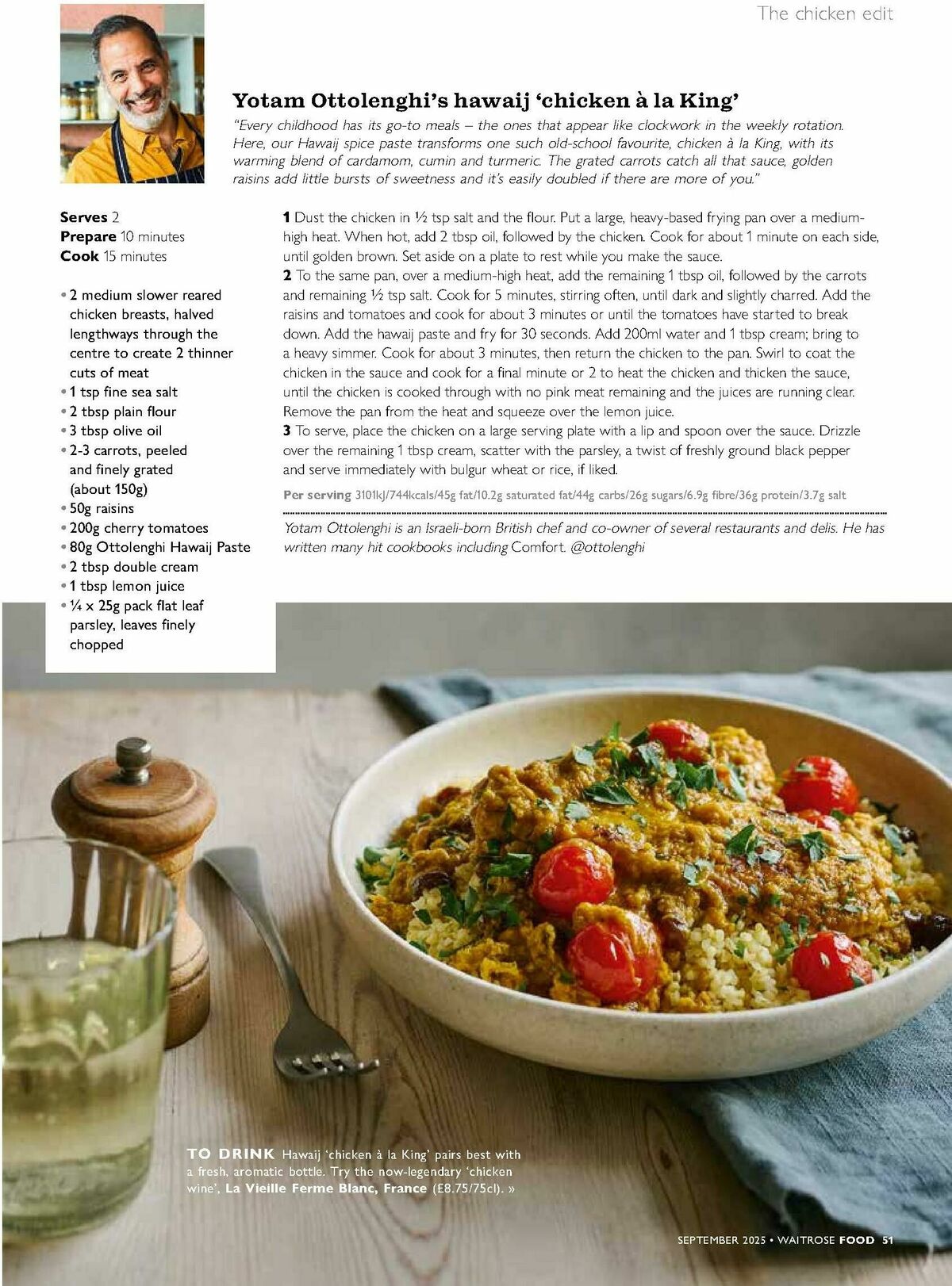 Waitrose Food Magazine September Offers from 1 September