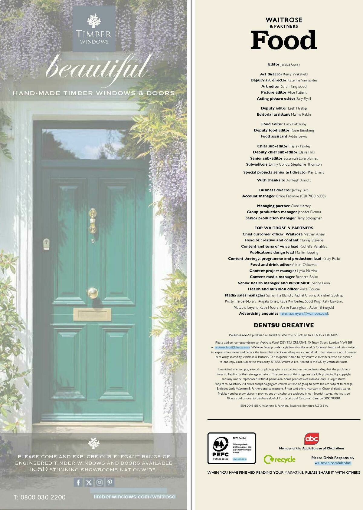 Waitrose Food Magazine September Offers from 1 September